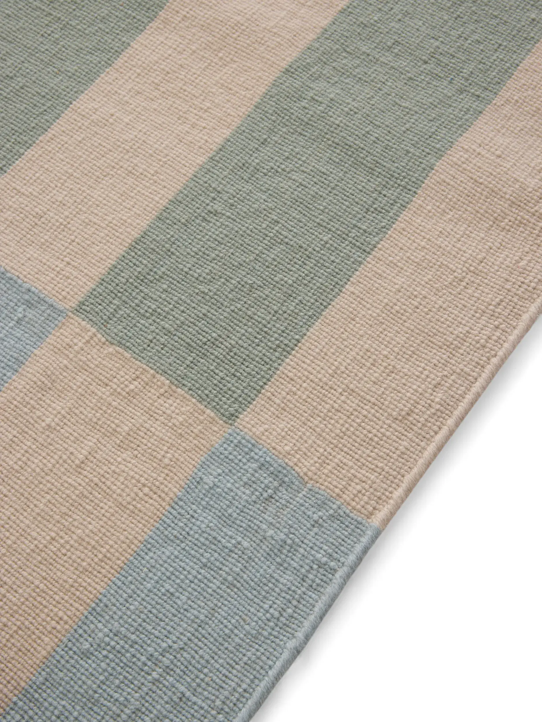 Teppich aus 100% Wool in Blue mit 100% Wool hohem Flor von benuta Nest