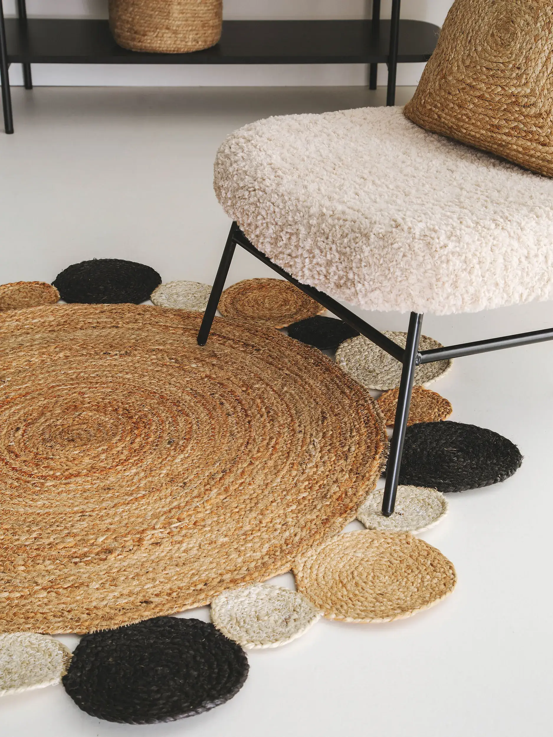 Teppich Jutta aus 100% Jute in Braun von benuta Pure