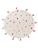 Waschbarer Kinderteppich Fiete Multicolor/Pink