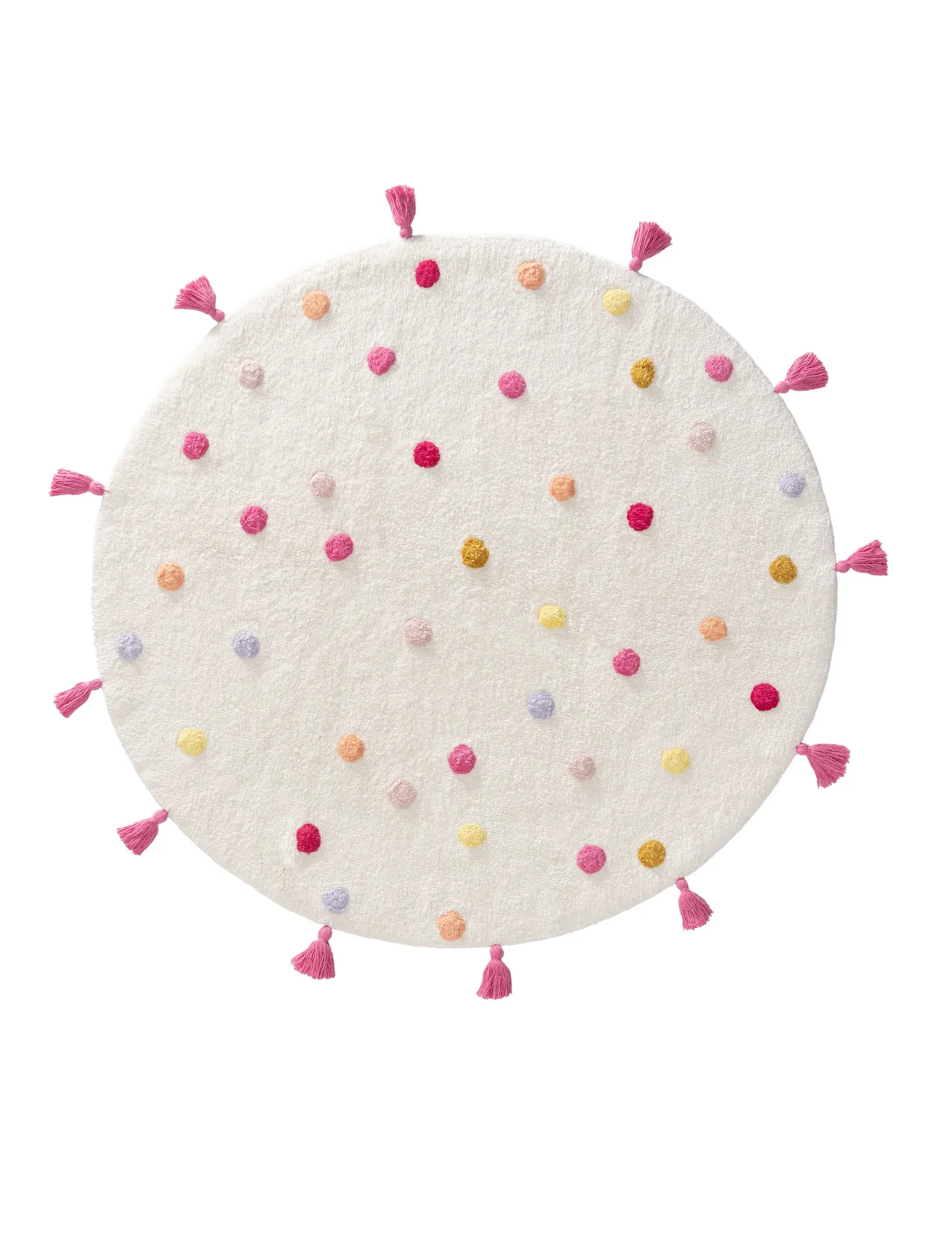 Kindervloerkleed Wasbaar Fiete Veelkleurig/Roze van 