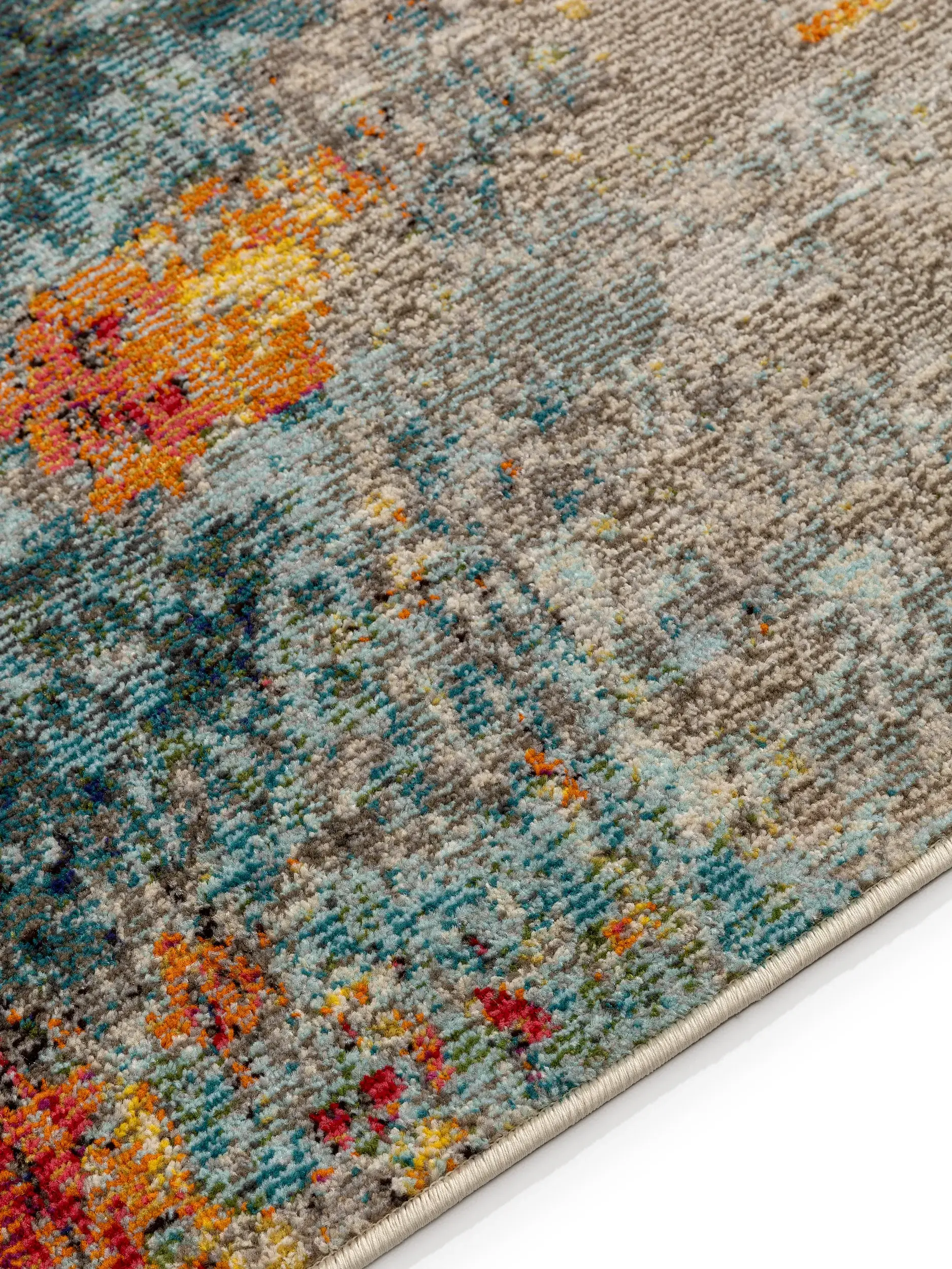 Teppich aus 100% Polypropylen in Multicolor mit 100% Polypropylen hohem Flor von benuta Nest