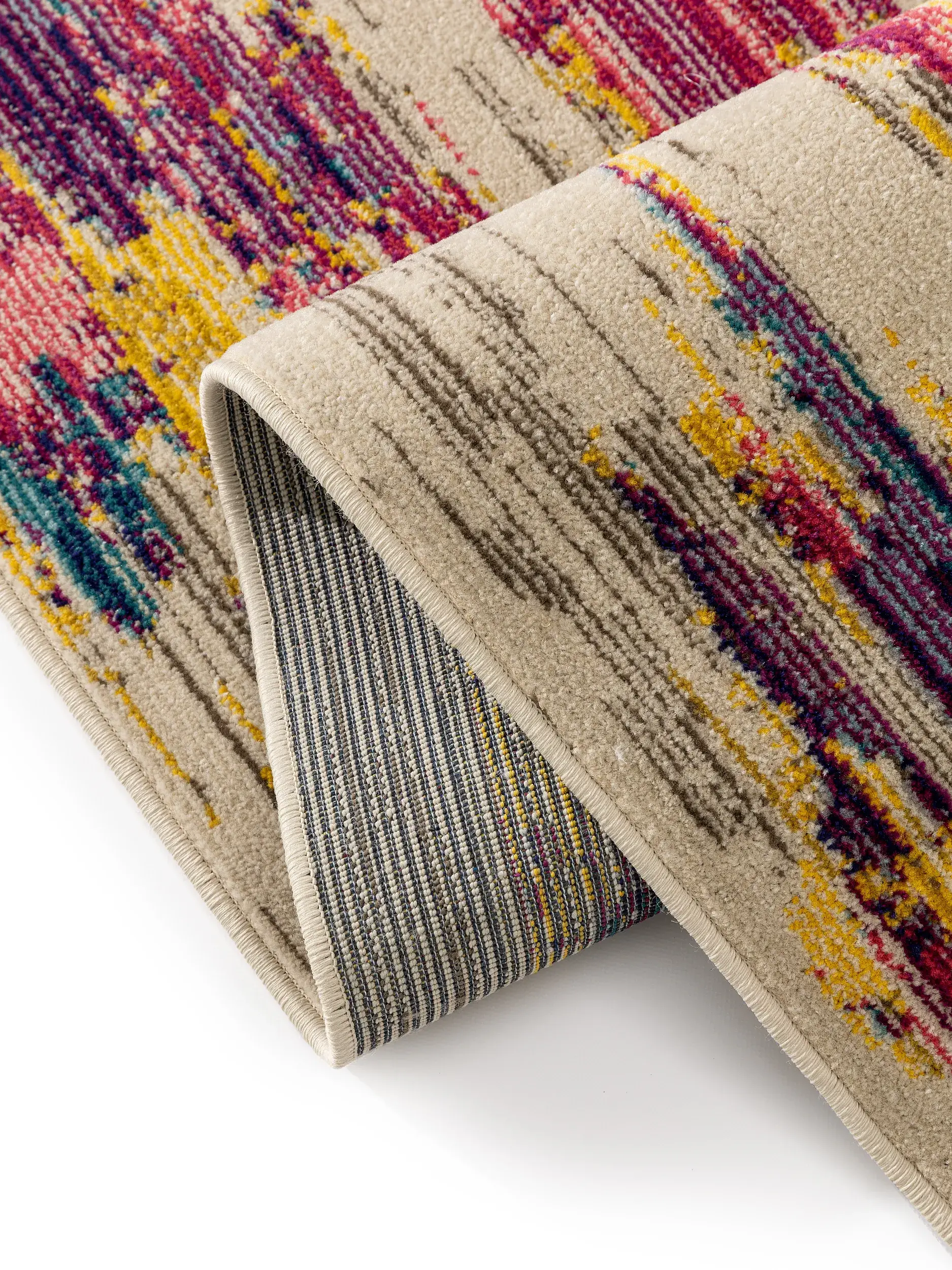 Teppich aus 100% Polypropylen in Multicolor mit 100% Polypropylen hohem Flor von benuta Nest
