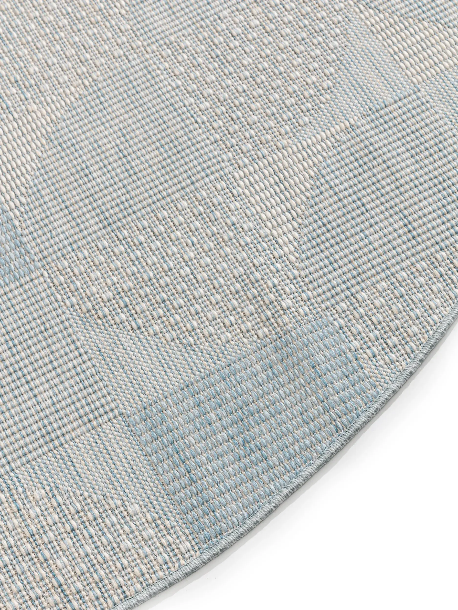 Rug made of 100% Polypropylen in Blue with a 100% Polypropylen high pile by benuta Nest