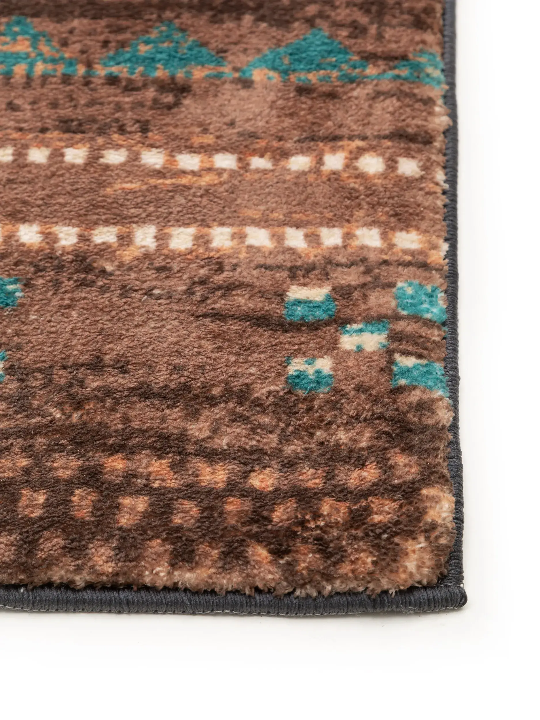 Rug made of 100% Polyester in Red with a 100% Polyester high pile by benuta