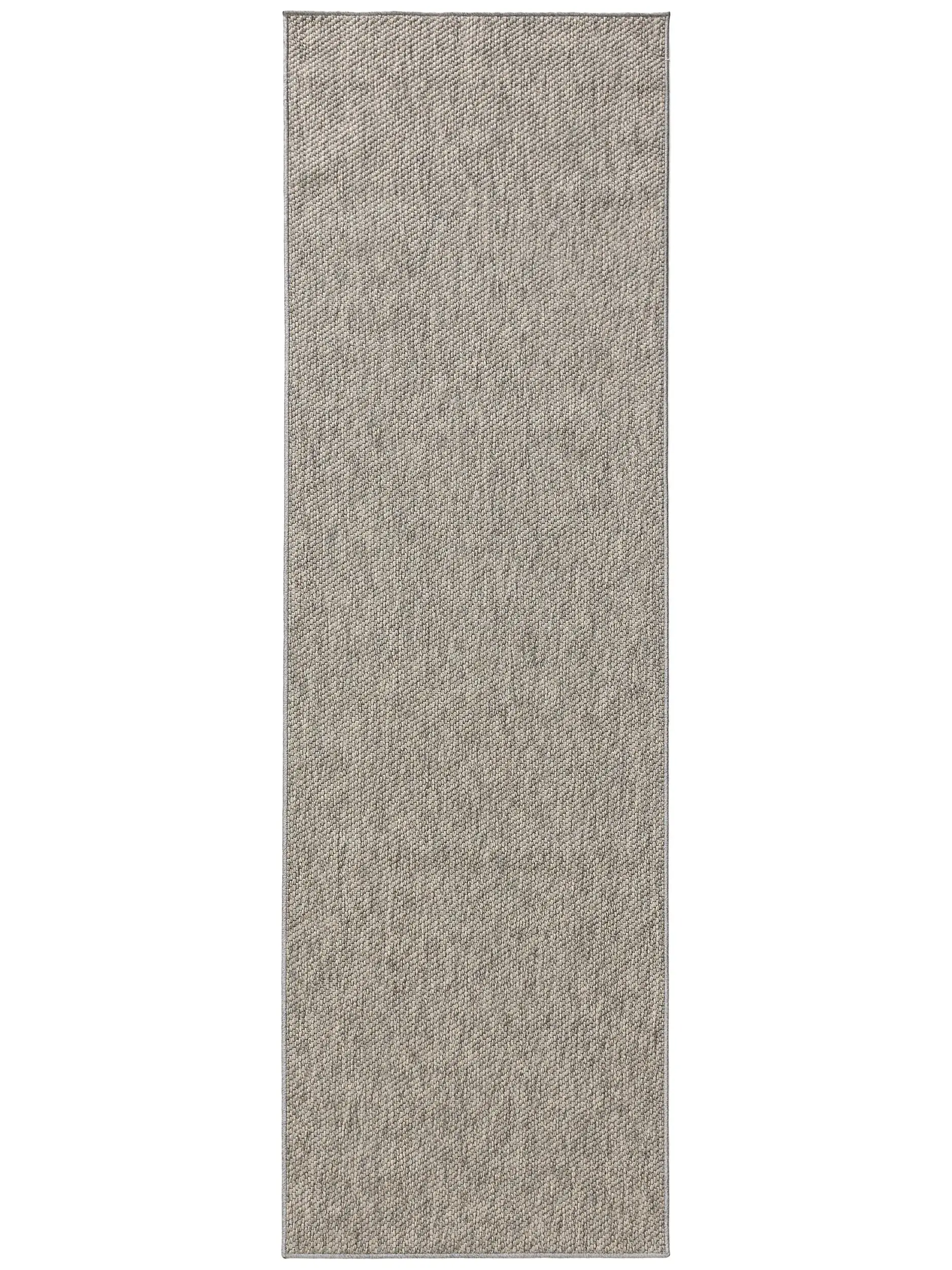 Rug made of 100% Polypropylen in Grey with a 100% Polypropylen high pile by benuta Basic