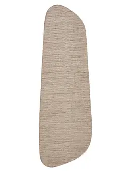 Wollteppich Läufer Rocco Taupe