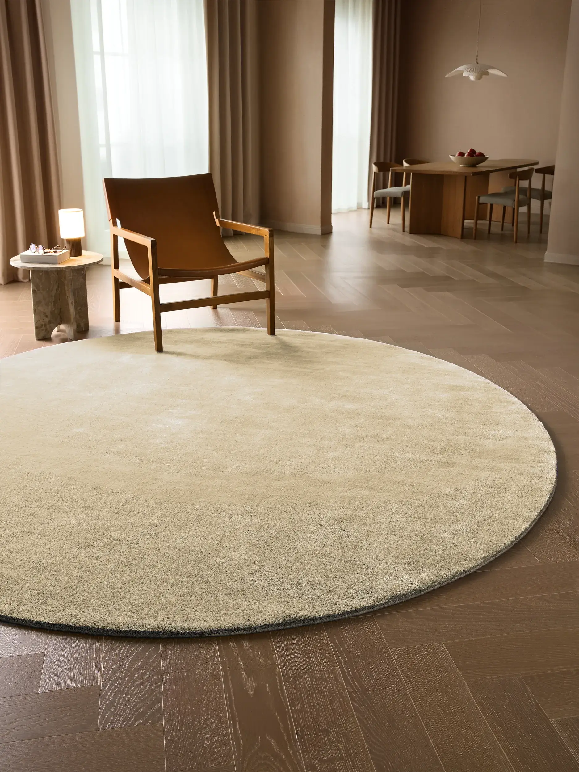 Koberec Mono z 100% Vlna (z Nového Zélandu) v  od benuta Finest