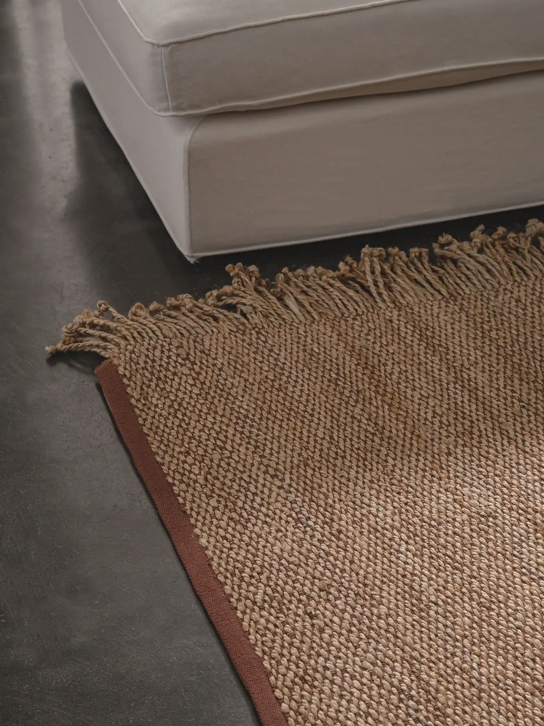 Teppich Alexandra aus 90% Jute, 10% Baumwolle in Beige von benuta