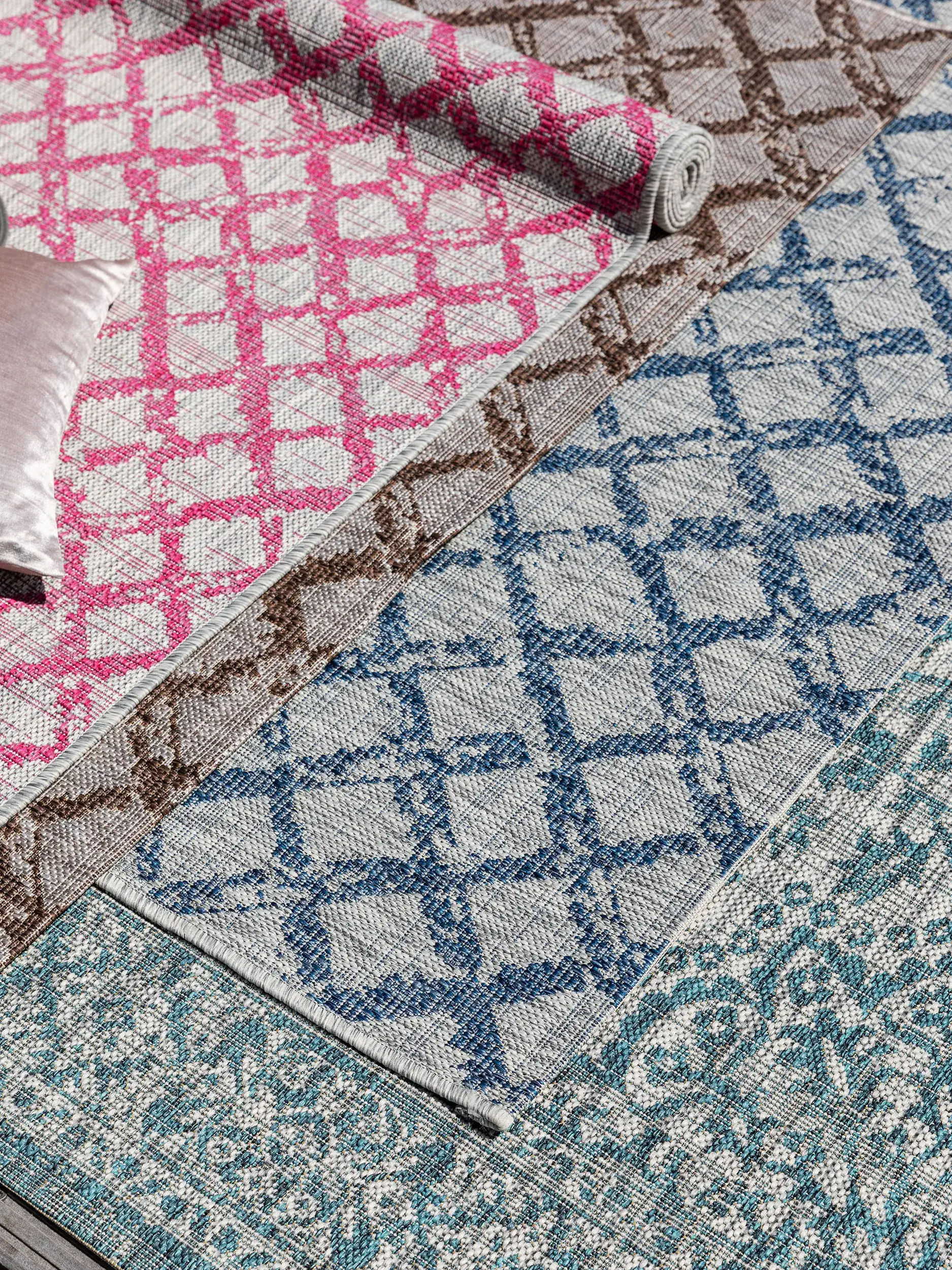 Teppich aus 100% Polypropylen in Braun mit 100% Polypropylen hohem Flor von benuta