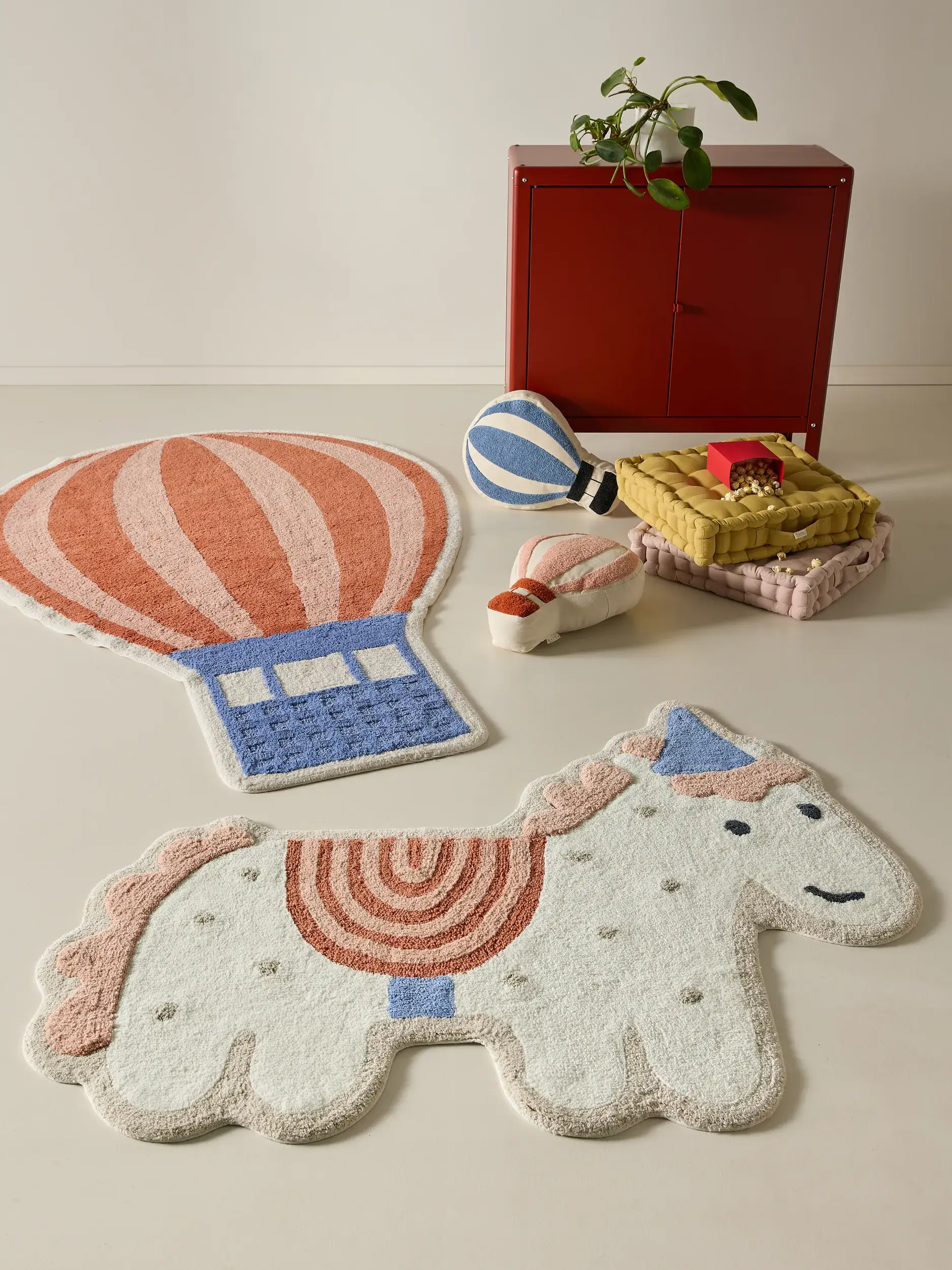 Teppich Camille aus 100% Recycelte Baumwolle in Multicolor von Lytte