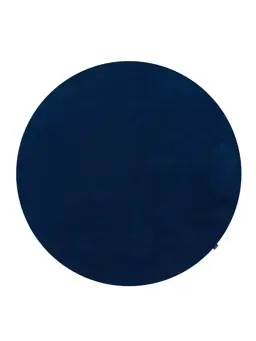 Wollteppich Mono Blau
