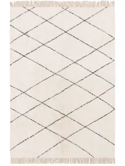 Alfombra de algodón lavable Naomi Crema