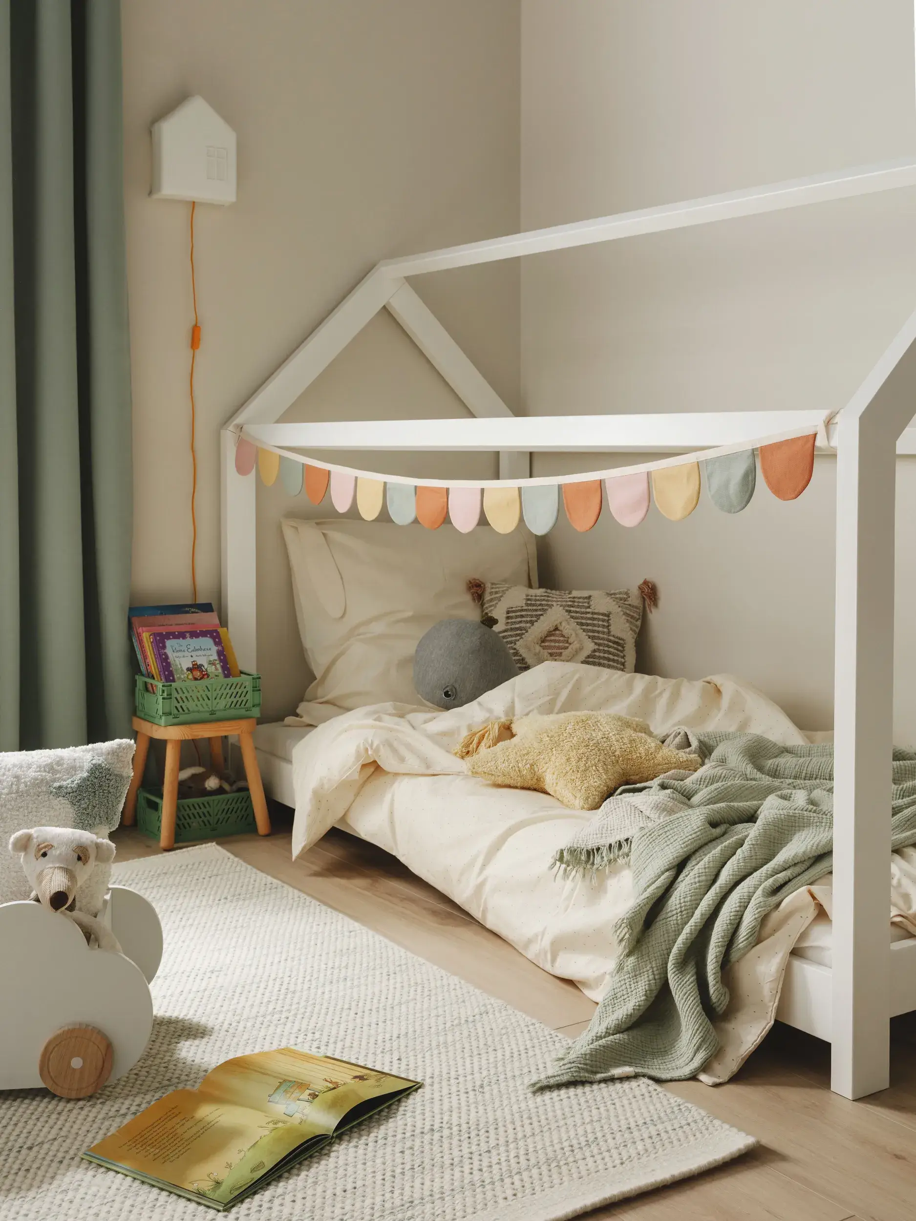 Decorazione per pareti Hana Multicolor in Floreale-ontwerp van 100% Cotone door Lytte