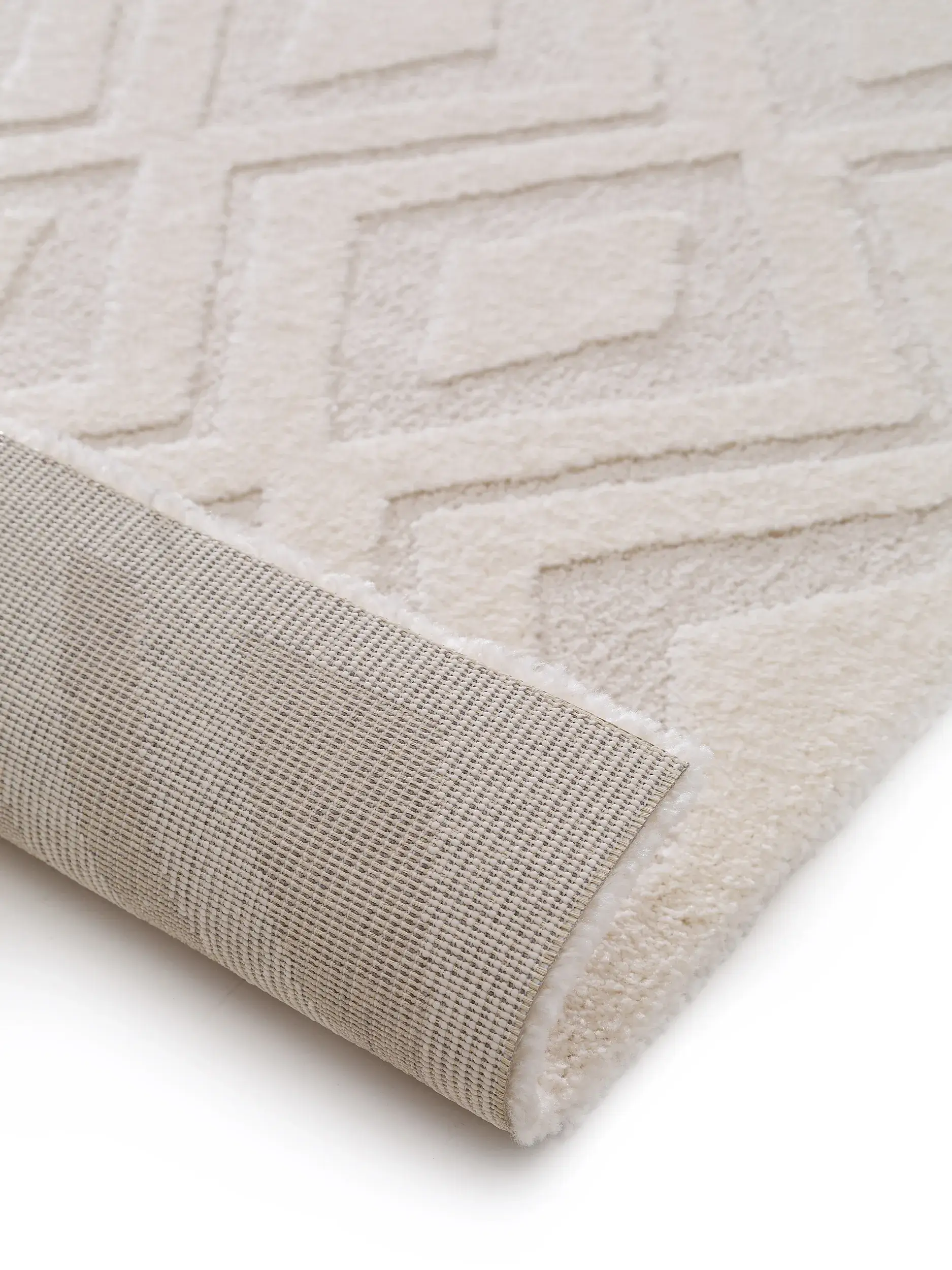 Alfombra de 60% Polipropileno, 40% Poliéster en Beige con un pelo de {{Placeholder_Pile Height}} de altura de benuta nest