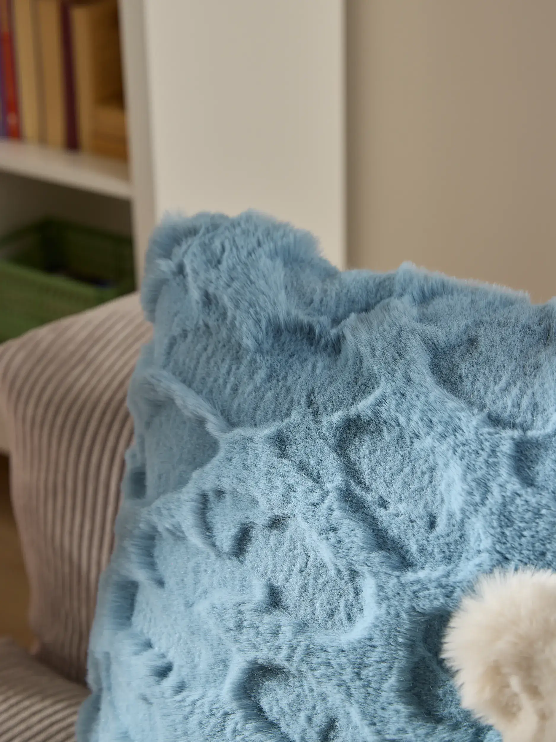 Cushion Cover Immy Blue im Design AnimalDesign aus 100% Polyester von benuta Pop