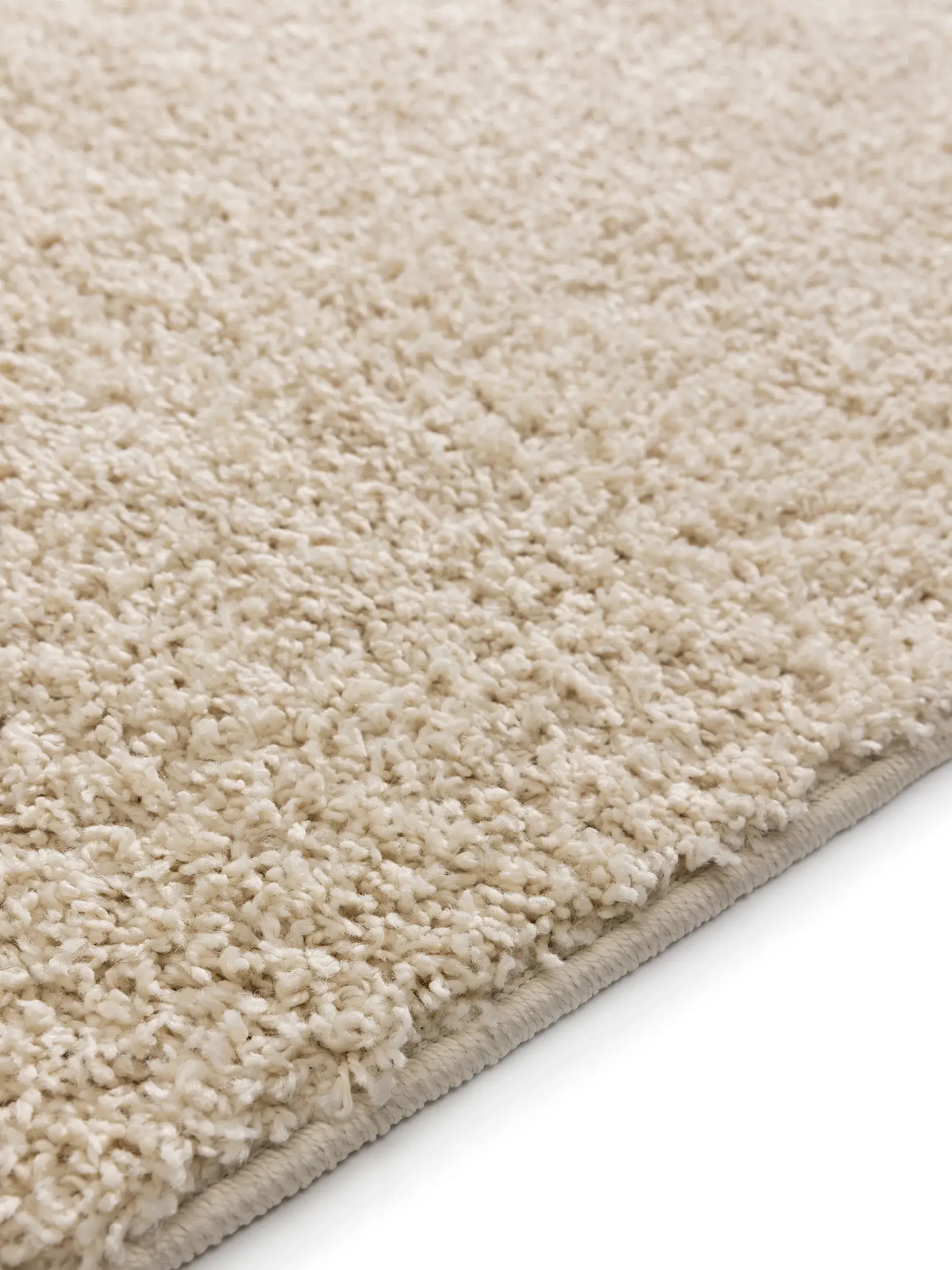 Rug made of 100% Polypropylen in Beige with a 100% Polypropylen high pile by benuta Basic