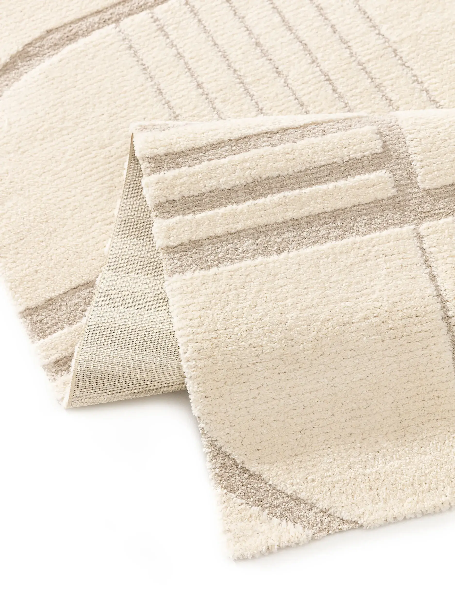 Rug Eve made of 60% Polypropylen, 40% Polyester in Beige by benuta Nest