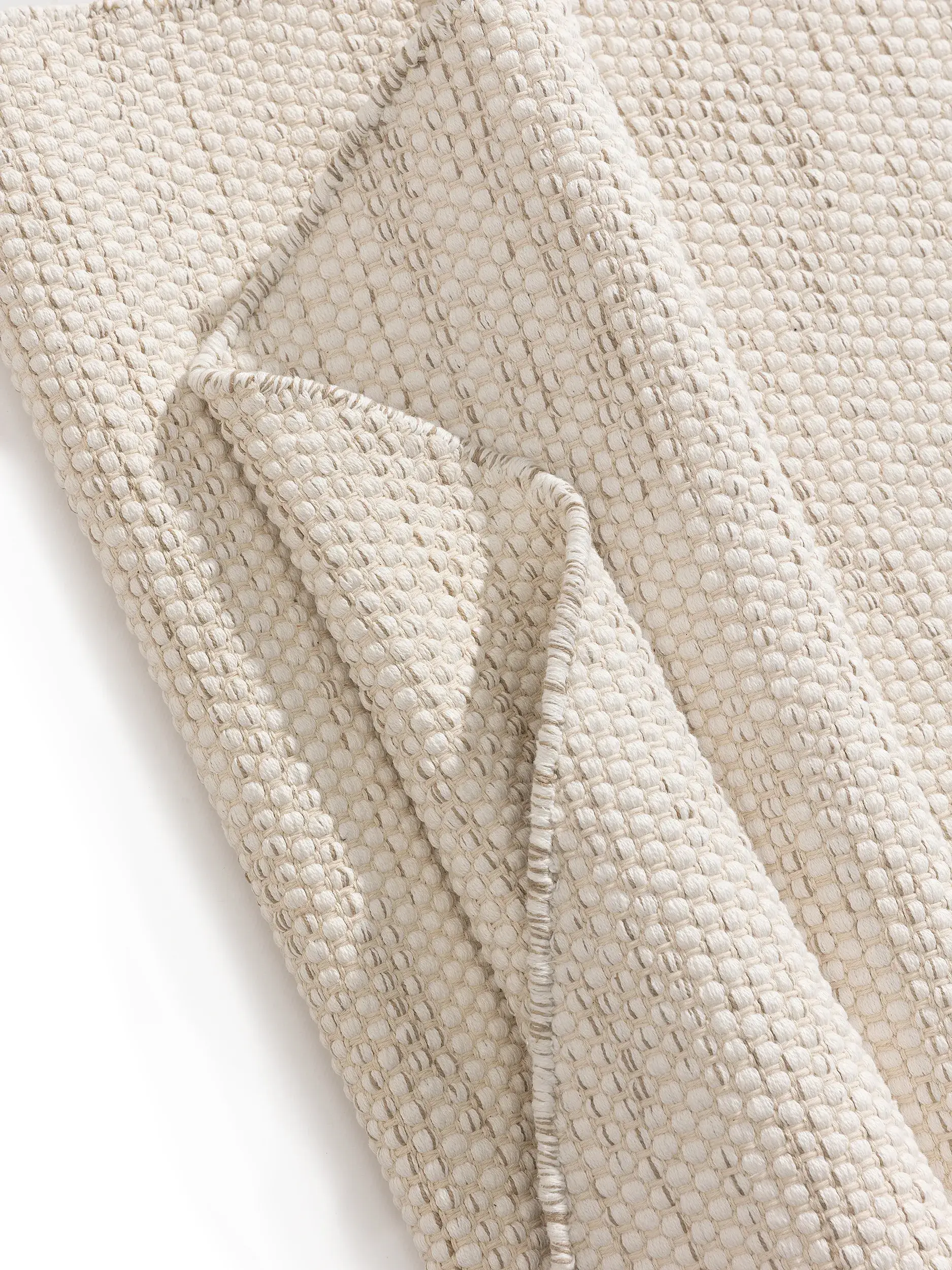 Teppich Ron aus 100% Cotton in Beige von benuta Basic