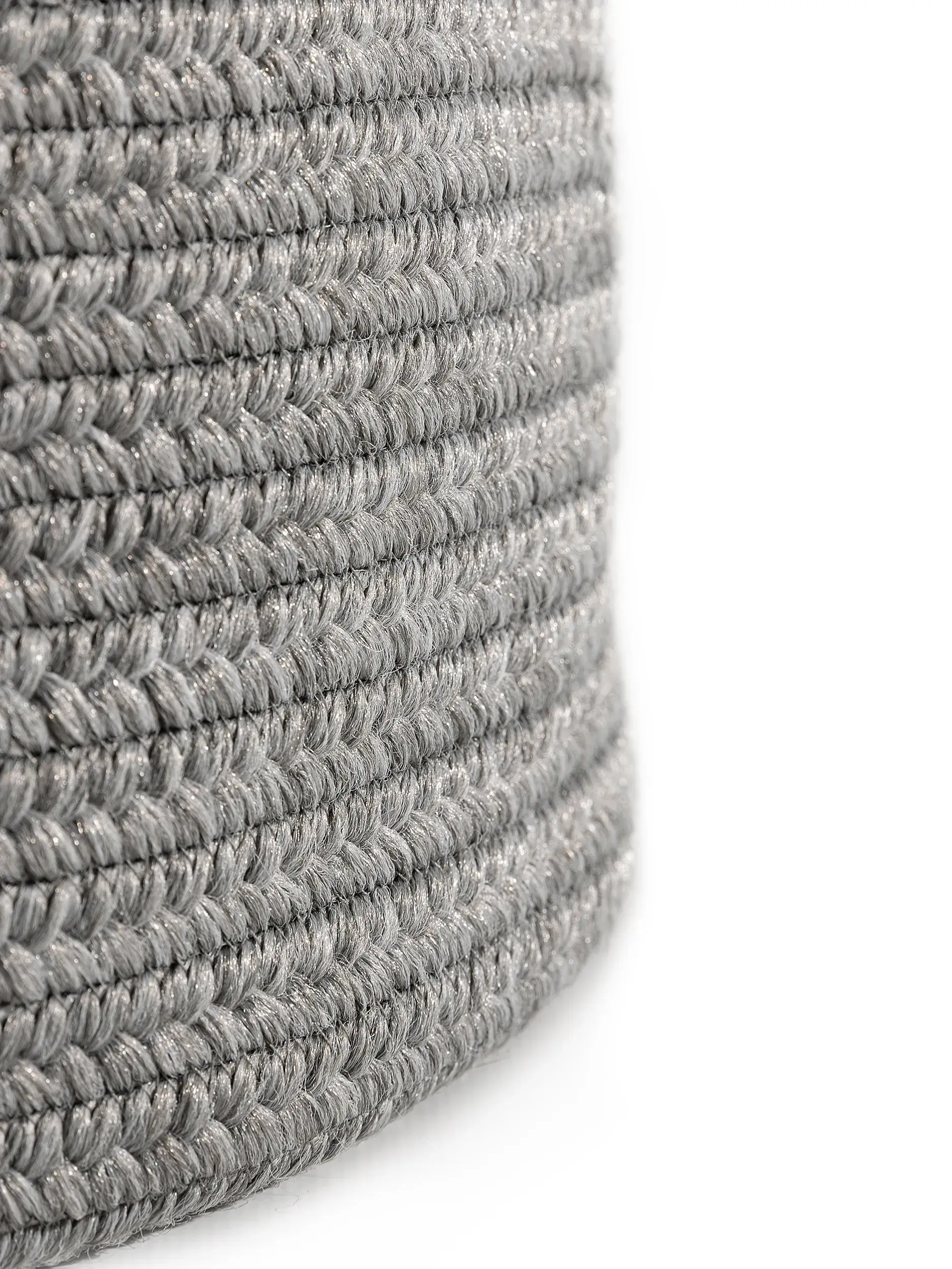 Korb Nandi Grau im Design  aus  von benuta Nest
