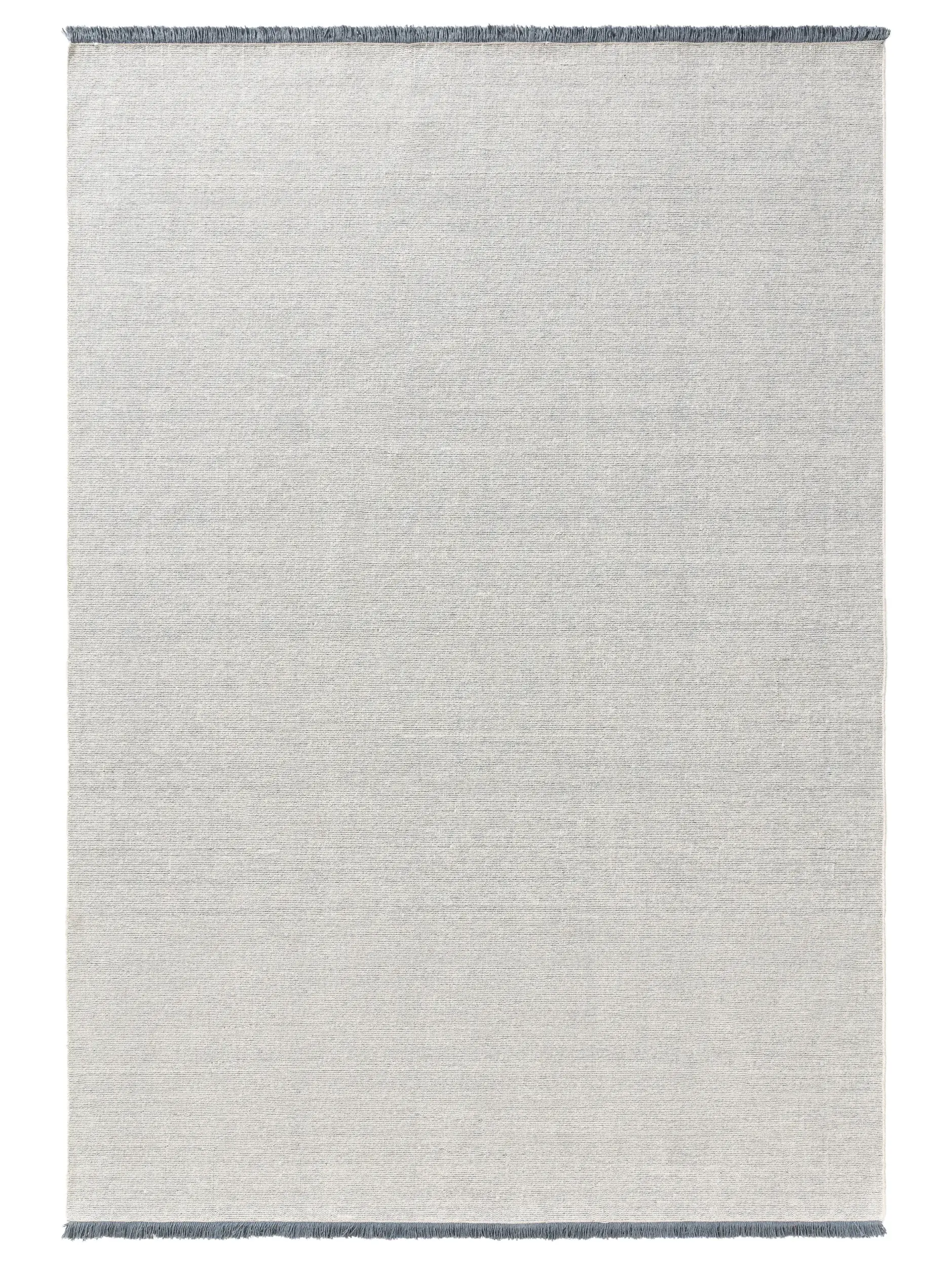 Flachgewebeteppich Mia Blau von 