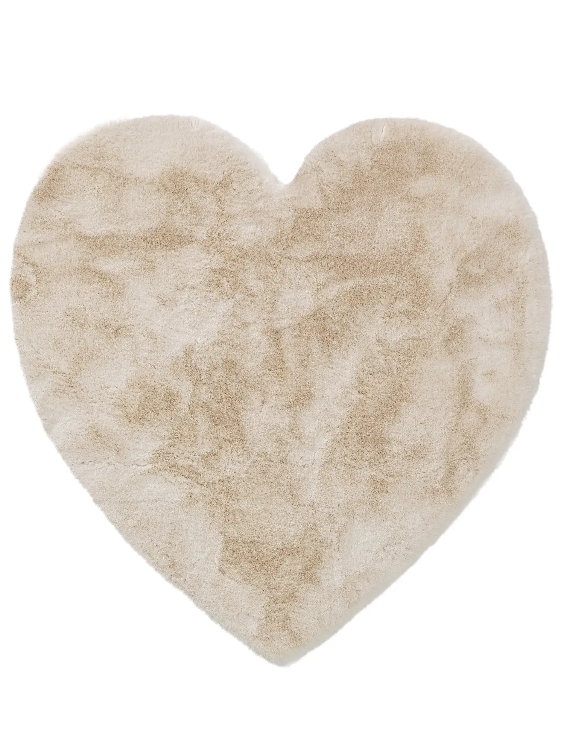 Tappeto di 100% Poliestere in Beige con pelo alto 100% Poliestere da Lytte