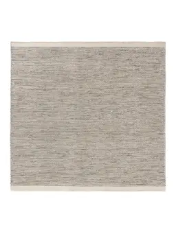 Wollteppich Rocco Beige/Schwarz
