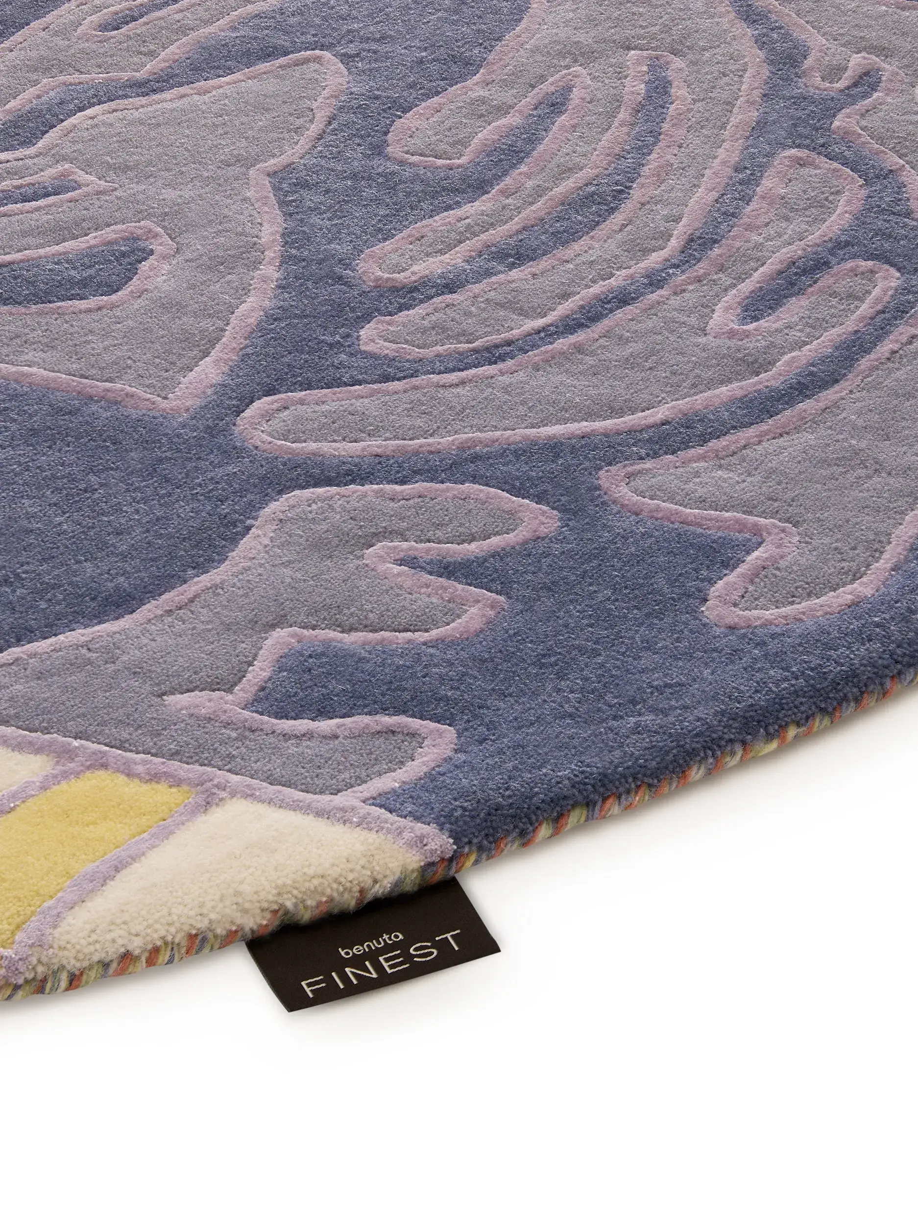 Teppich Narciso aus 80% Wolle, 20% Lyocell (TENCEL™) in  von benuta Finest