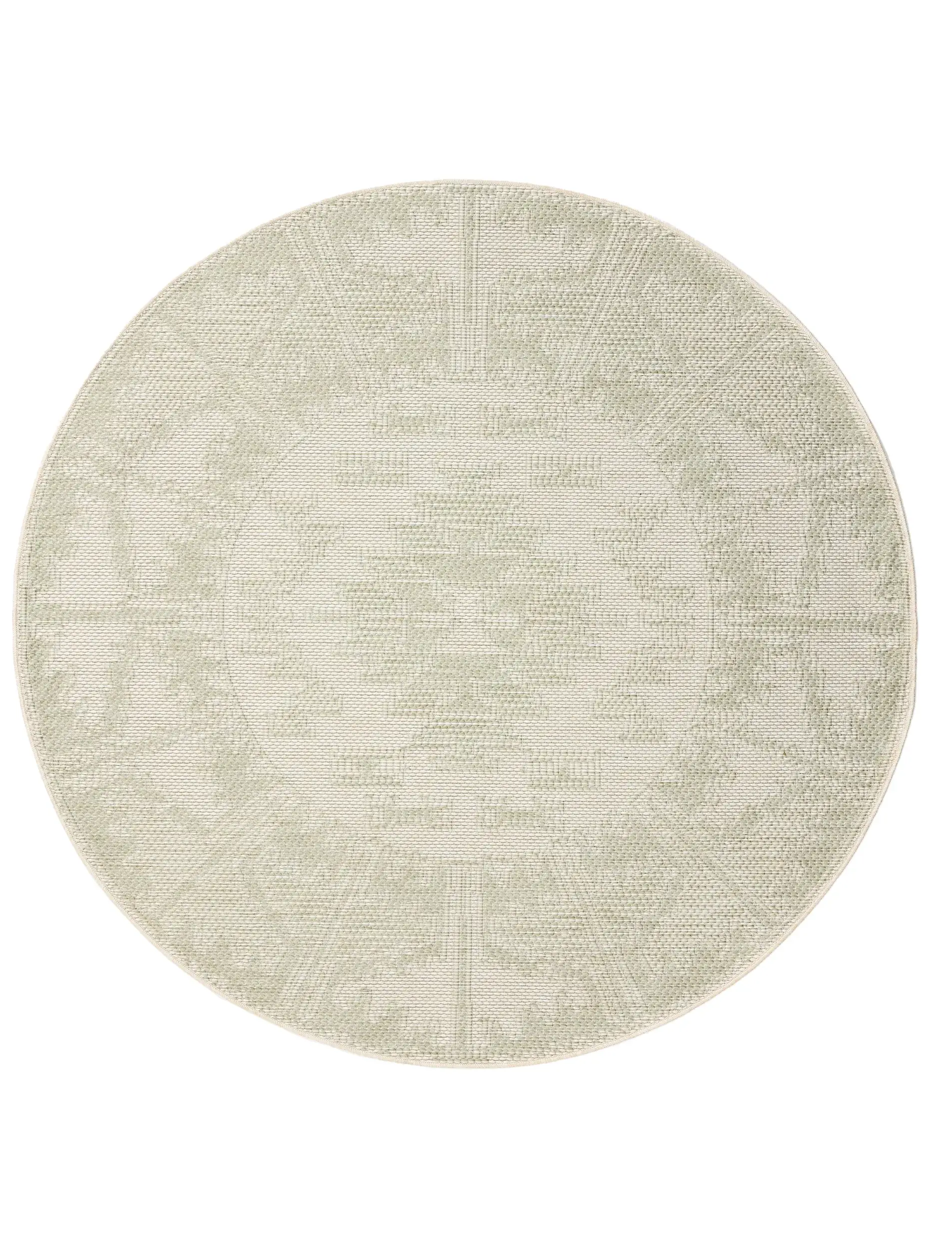 Rug made of 100% Polypropylen in Green with a 100% Polypropylen high pile by benuta Nest