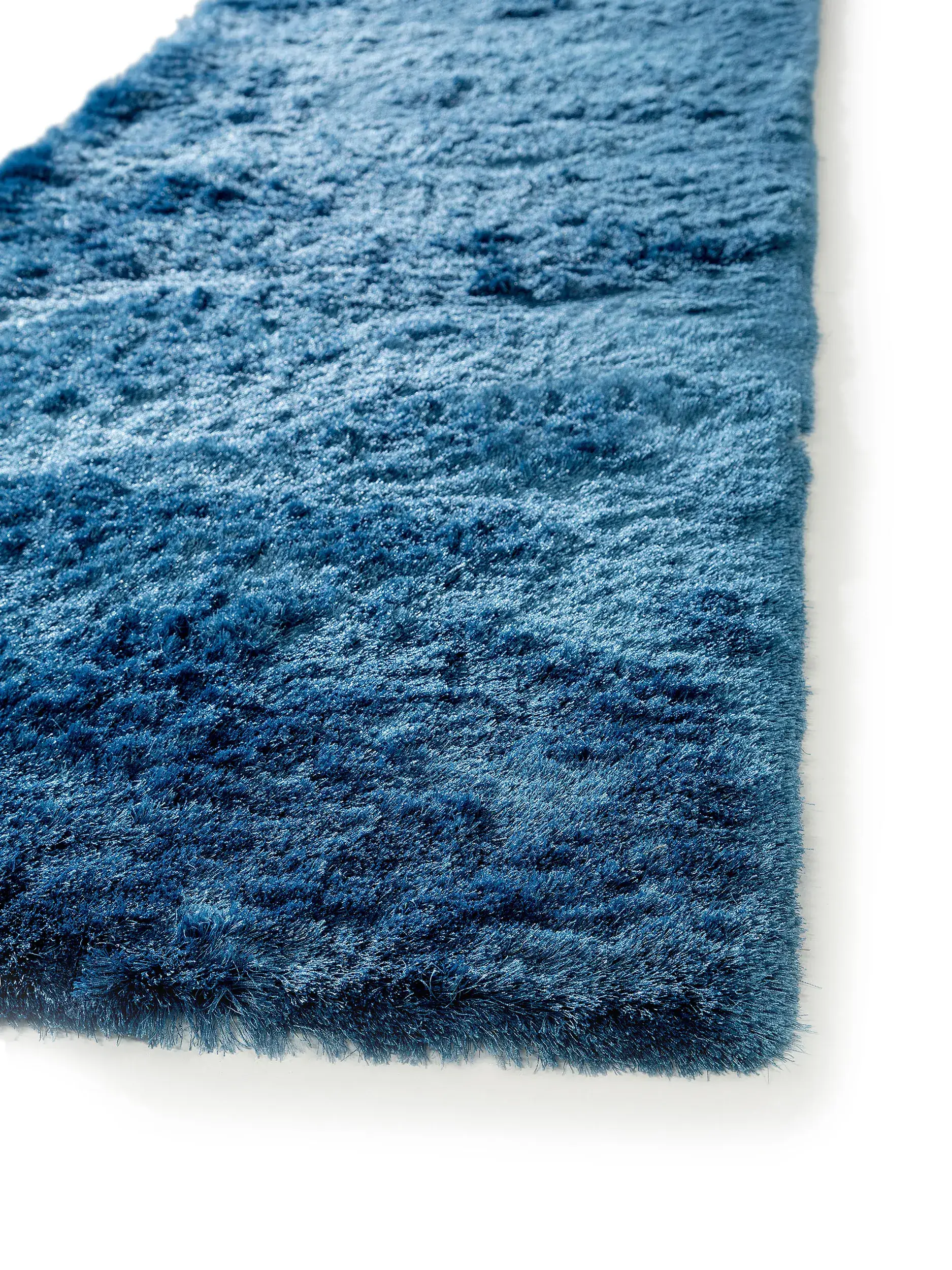 Matto 100% Polyestera värissä Blau 100% Polyester korkealla nukalla merkiltä benuta Nest