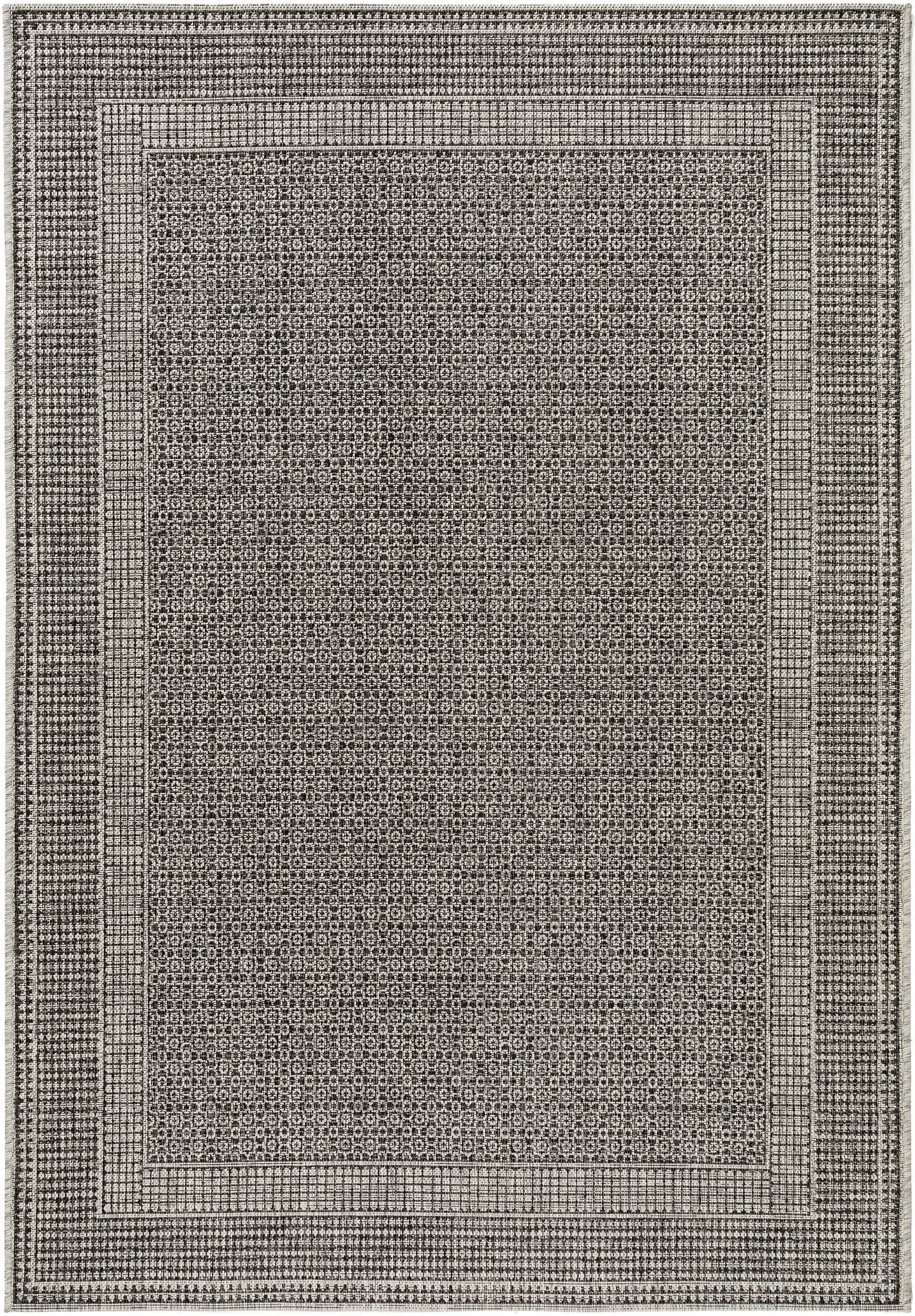 Rug made of 100% Polypropylen in Grau with a 100% Polypropylen high pile by benuta Nest
