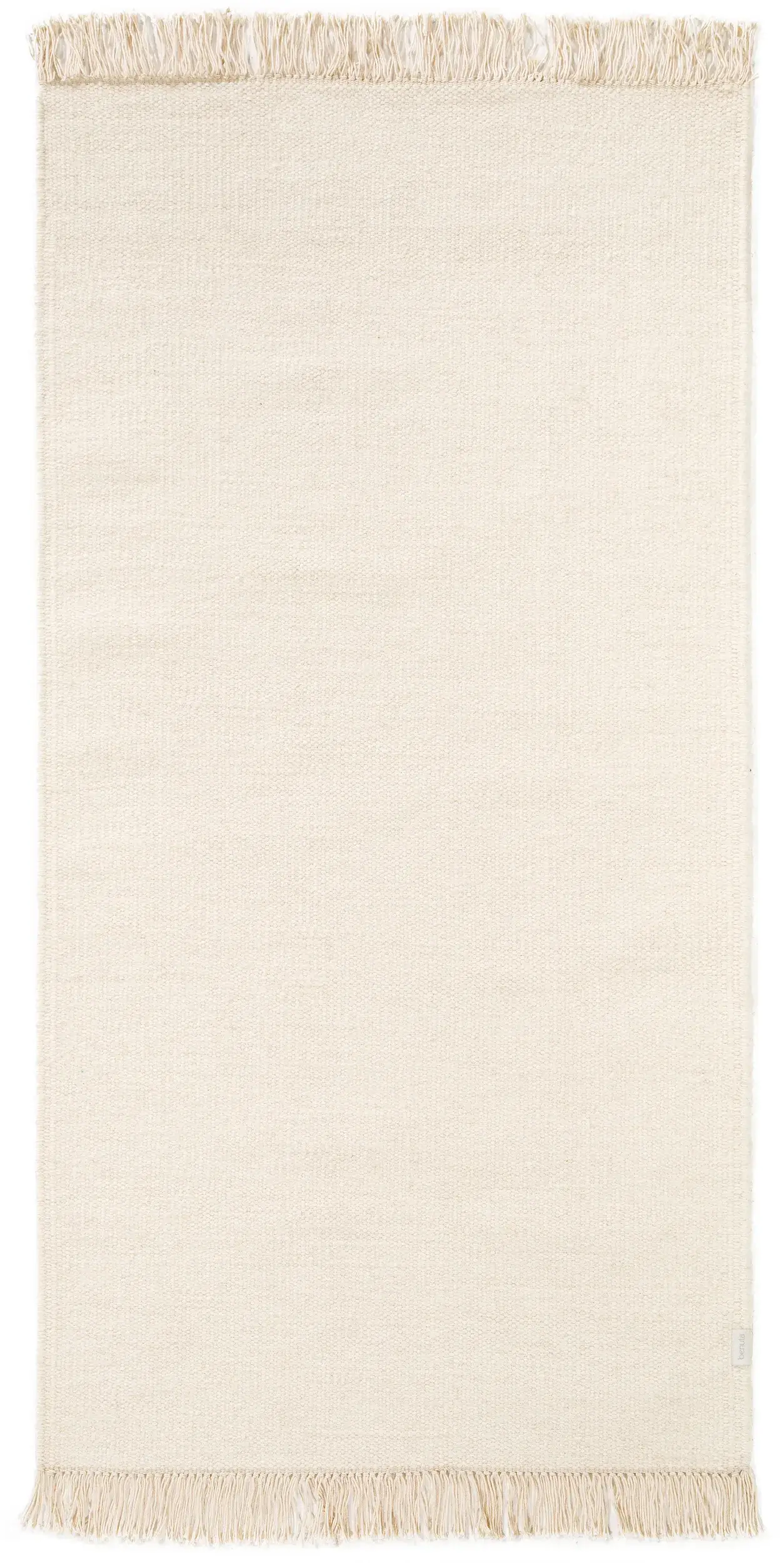 Rug made of 80% Wolle, 20% Baumwolle in Beige with a 80% Wolle, 20% Baumwolle high pile by benuta