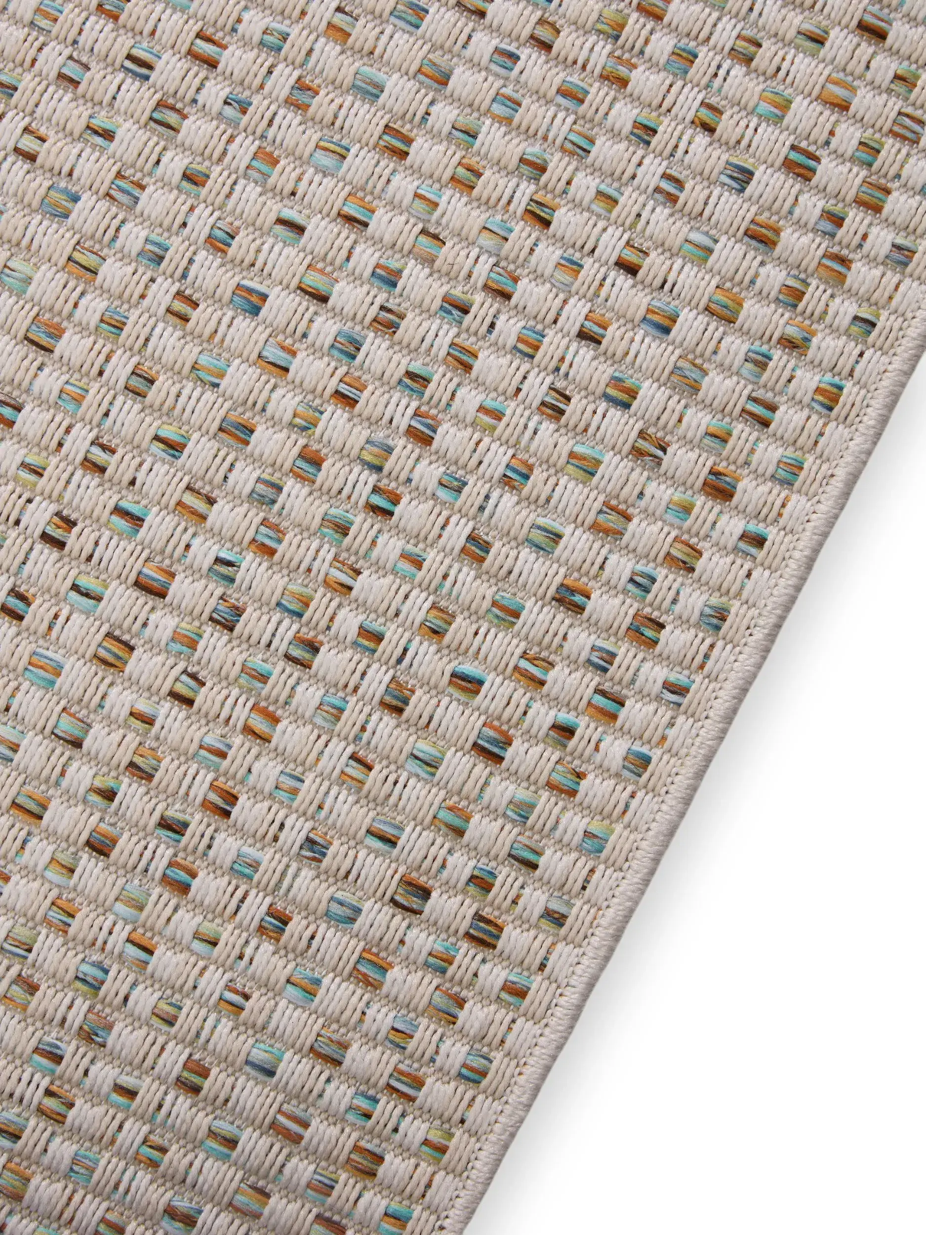 Teppich aus 100% Polypropylen in Beige mit 100% Polypropylen hohem Flor von benuta Nest