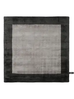 Tapis en viscose Frame Gris