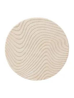 Teppich rund Eve Cream