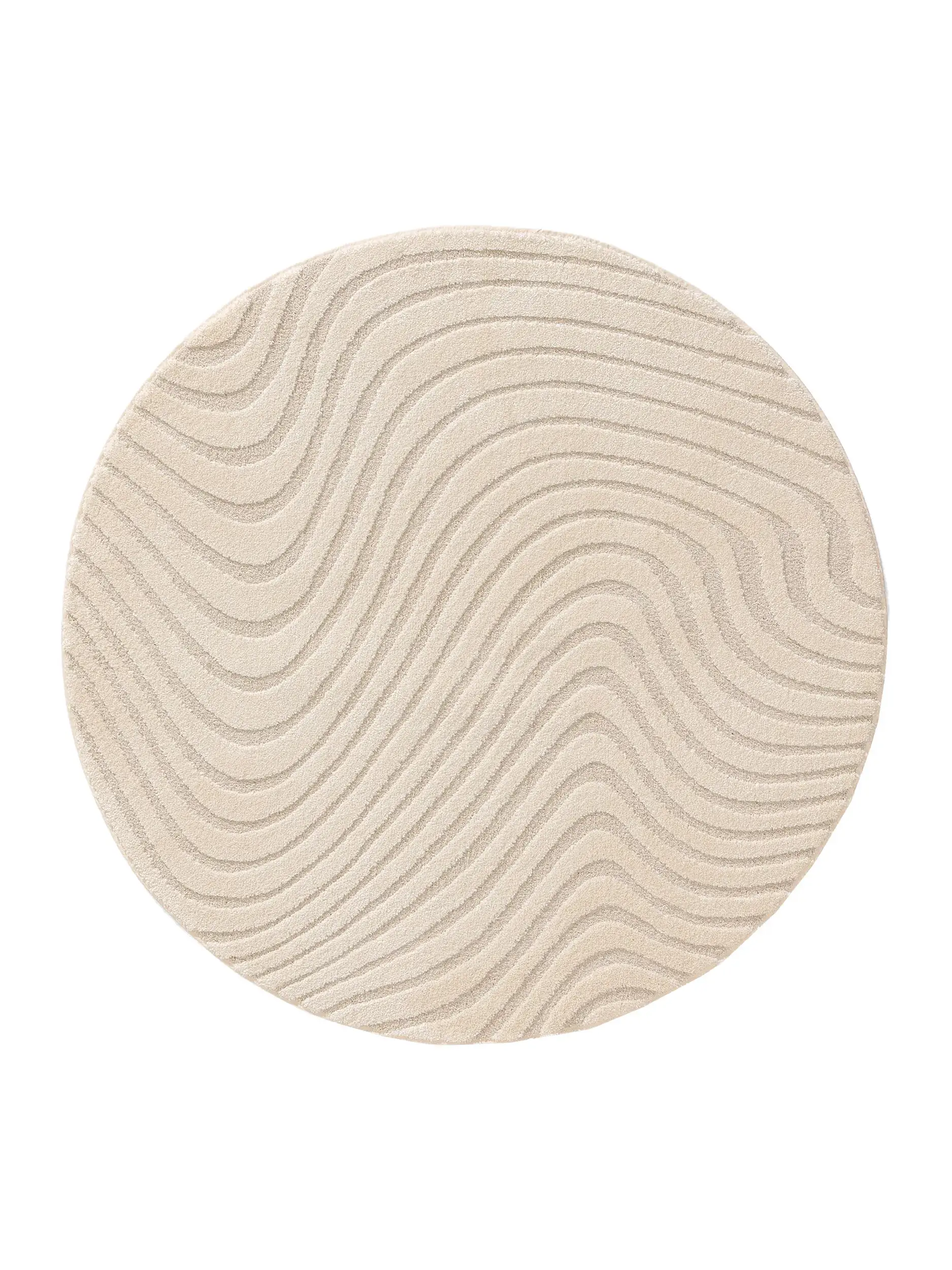 Teppich Eve aus 60% Polypropylen, 40% Polyester in Beige von benuta Nest
