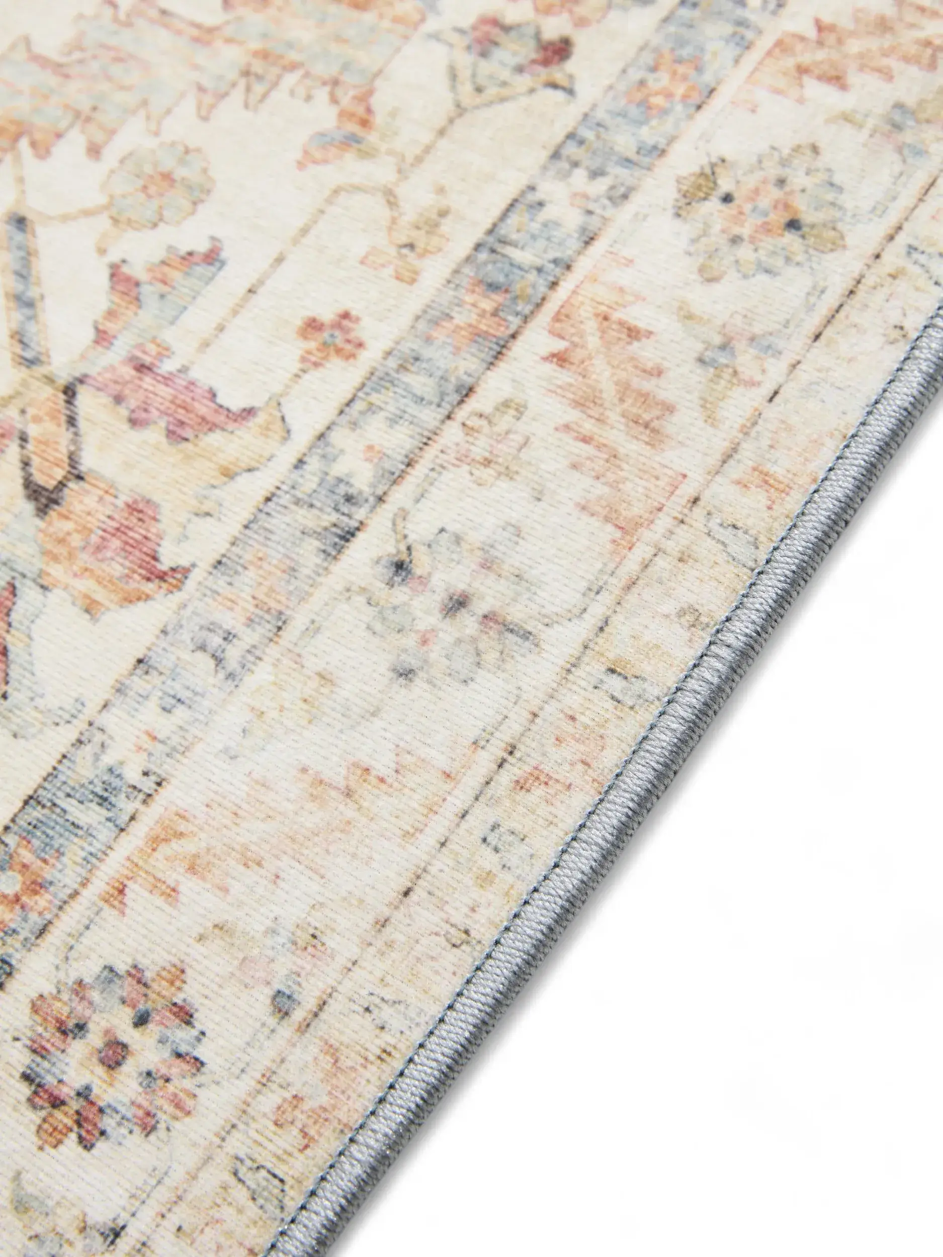 Rug made of 100% Polyester in Multicolour with a 100% Polyester high pile by benuta Basic