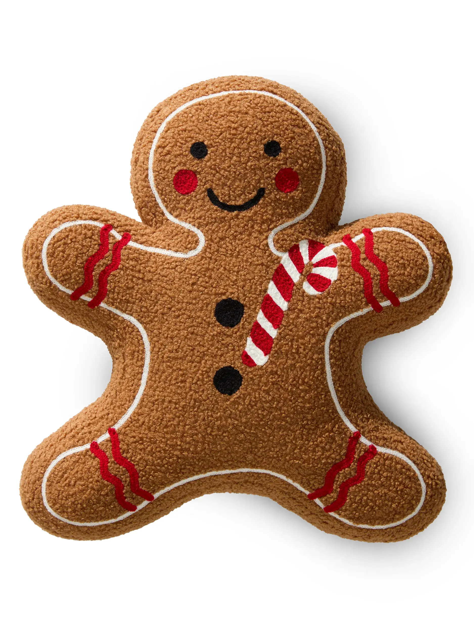 Kerstkussen Gingerbread Man Bruin van benuta
