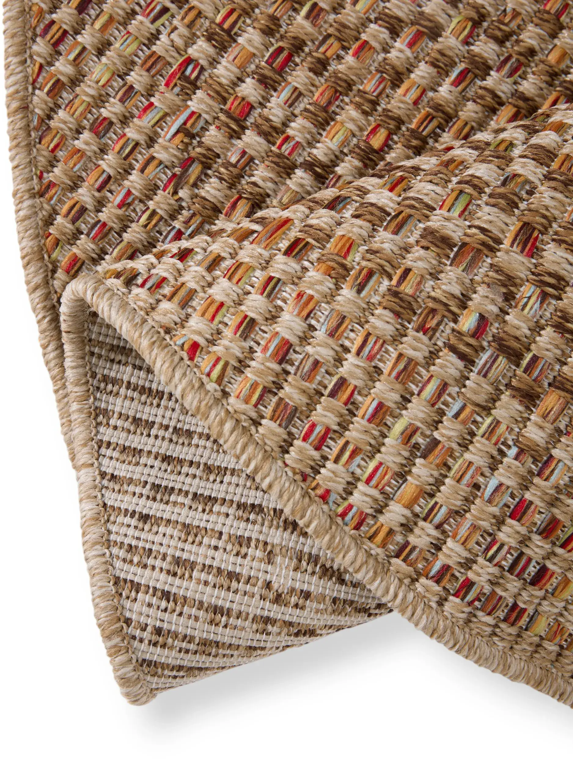 Rug made of 100% Polypropylen in Multicolour with a 100% Polypropylen high pile by benuta Nest