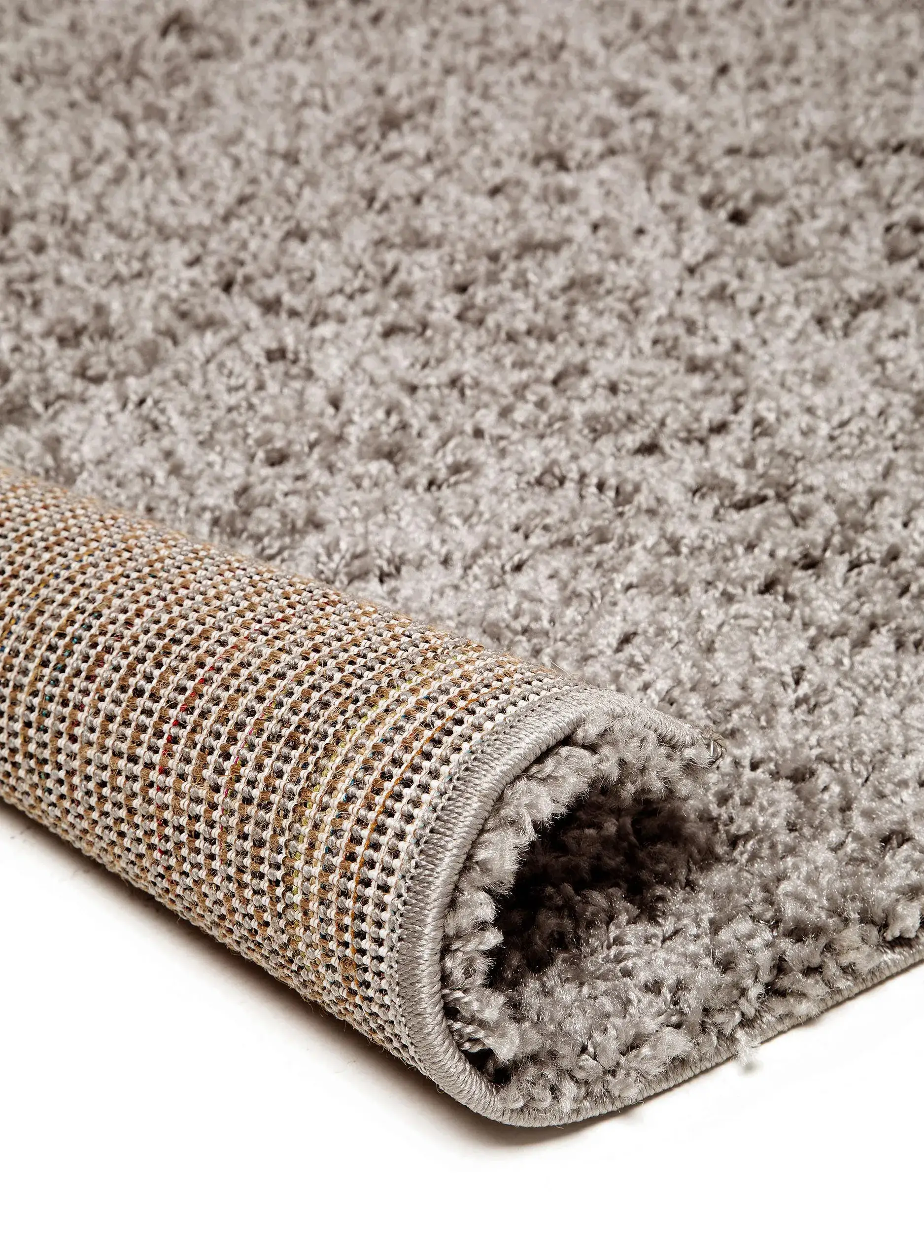 Rug made of 100% Polypropylen in Grau with a 100% Polypropylen high pile by benuta