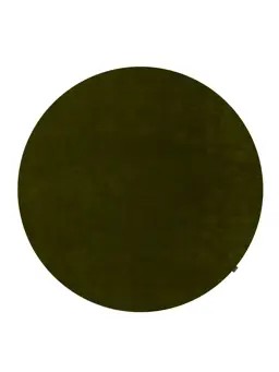 Wollteppich Mono Grün
