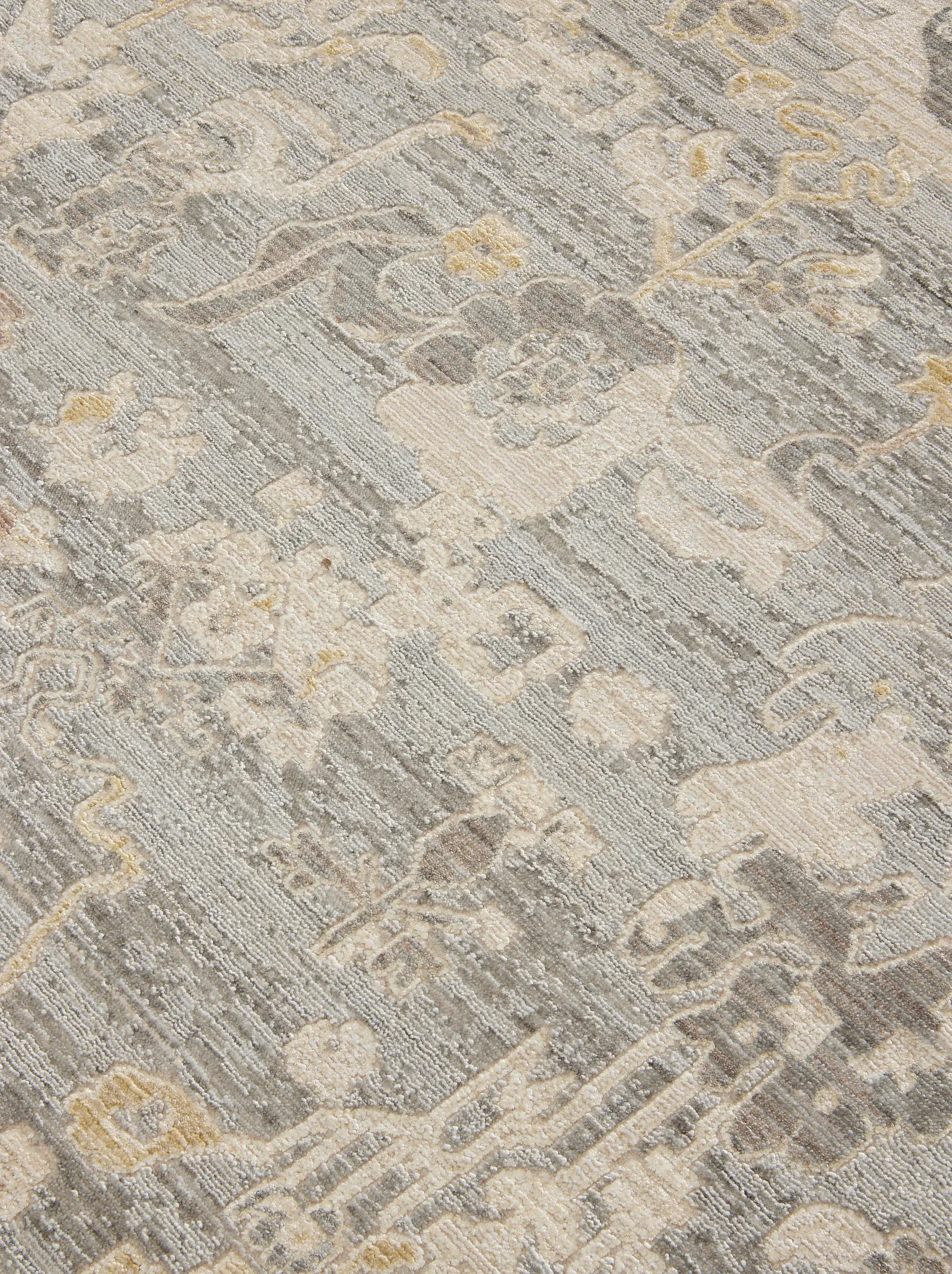 Tappeto Aria di 90% Poliacrilico, 10% Poliestere in Grigio di benuta Finest