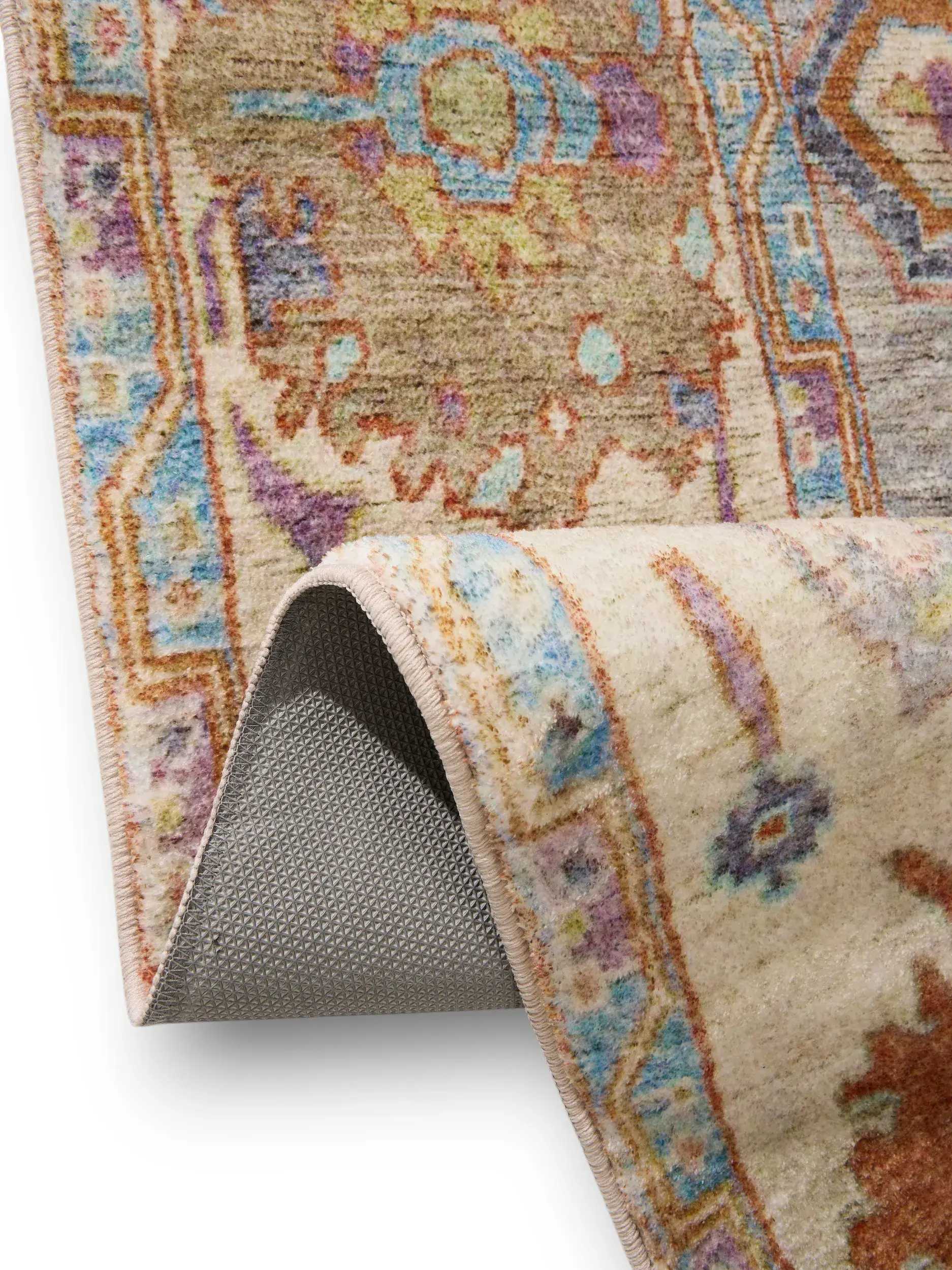 Tappeto di 100% Poliestere in Multicolor con pelo alto 100% Poliestere da benuta POP