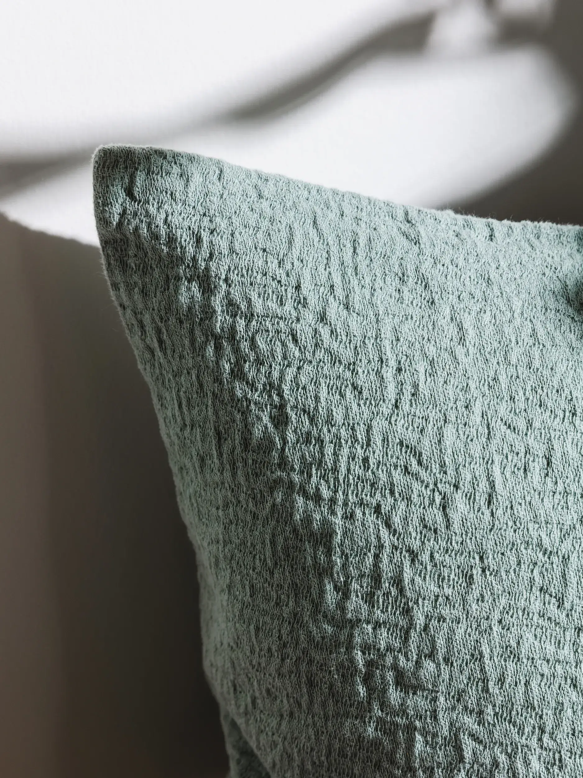 Kissenbezug Carmo Grün in Einfarbig design made of 100% Cotton by benuta