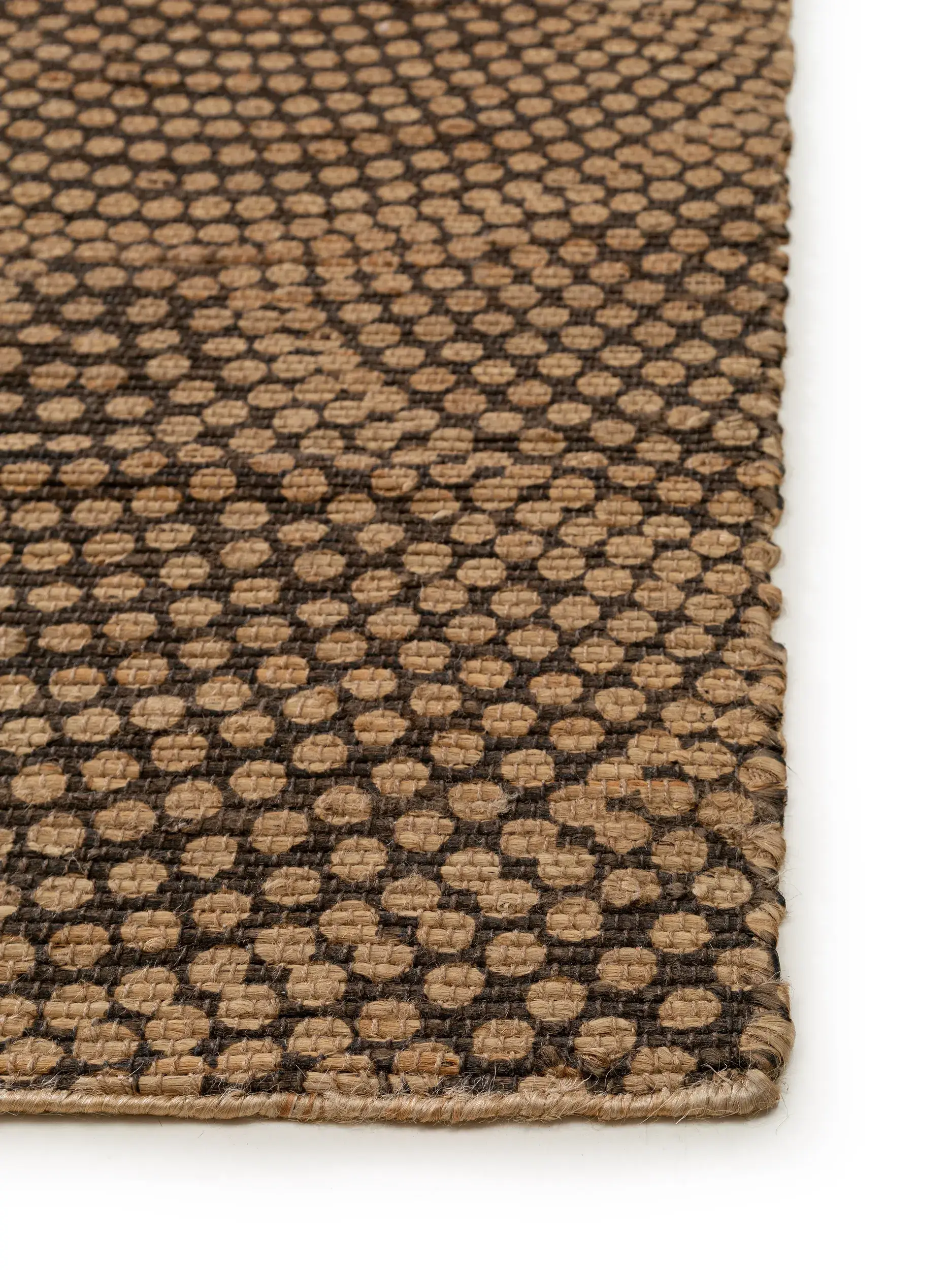 Tappeto di 100% Juta in Beige con pelo alto 100% Juta da benuta pure