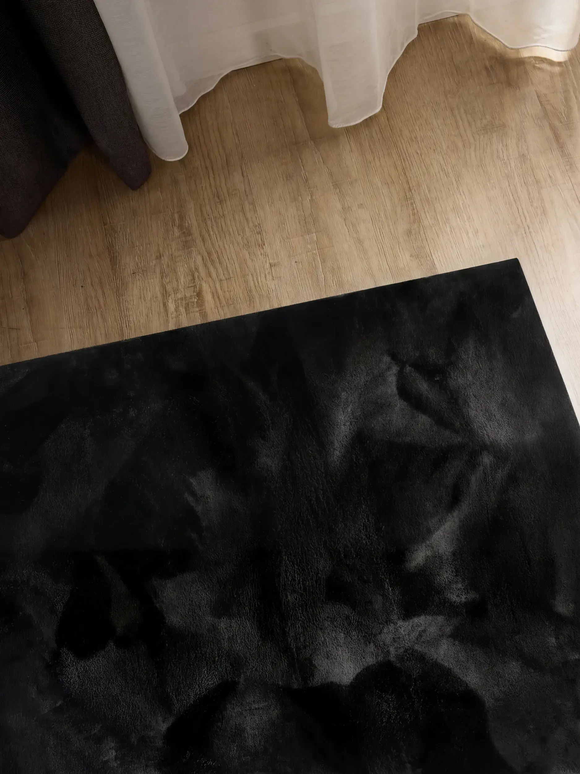 Teppich Furry aus 100% Polyester in  von benuta Basic