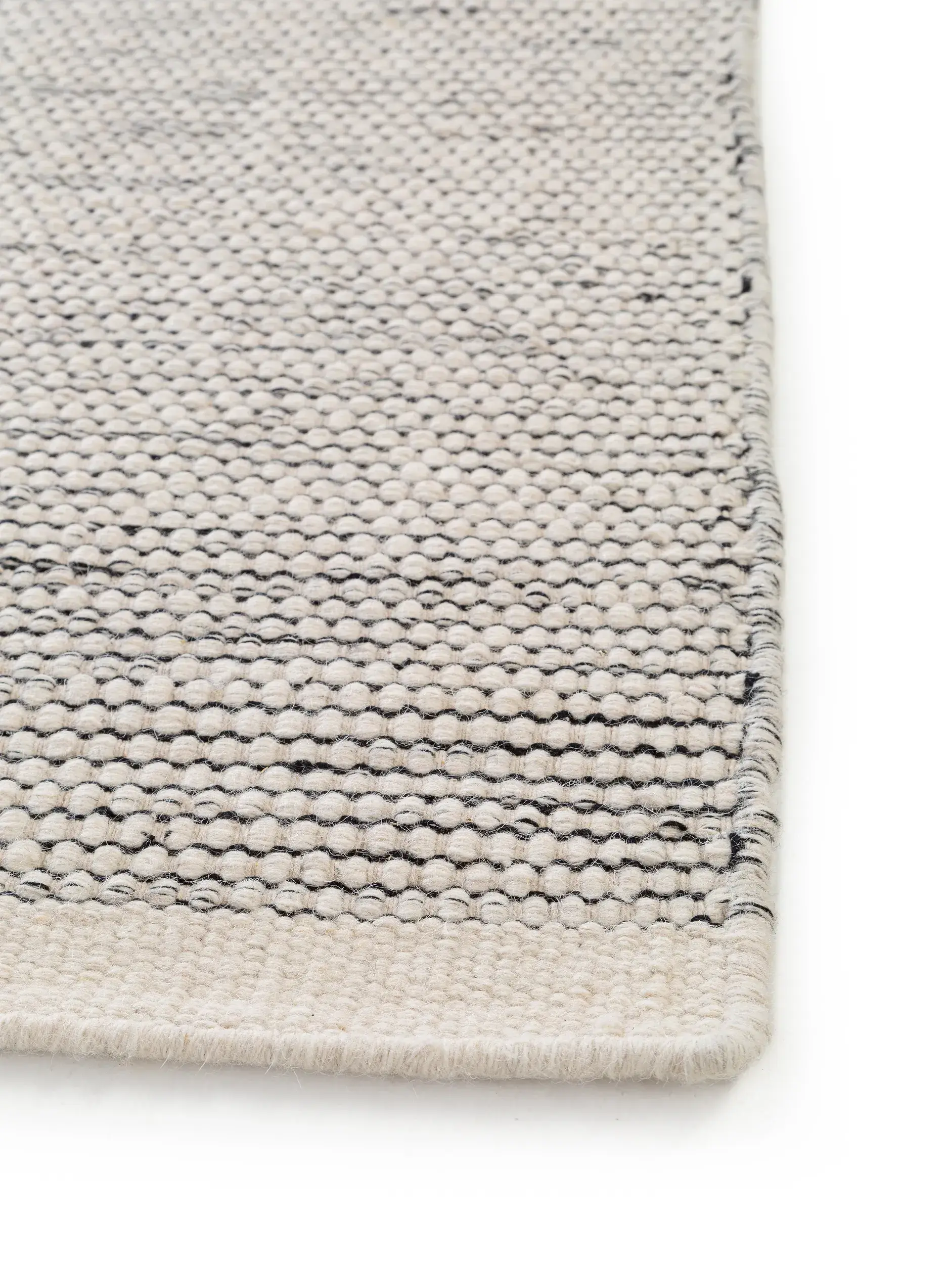 Teppich aus 80% Wolle, 20% Baumwolle in Beige mit 80% Wolle, 20% Baumwolle hohem Flor von benuta Pure