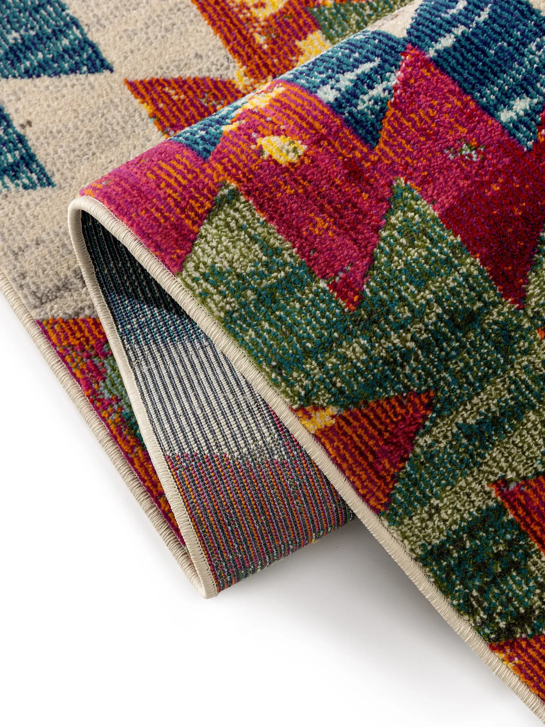 Teppich aus 100% Polypropylen in Multicolor mit 100% Polypropylen hohem Flor von benuta Nest