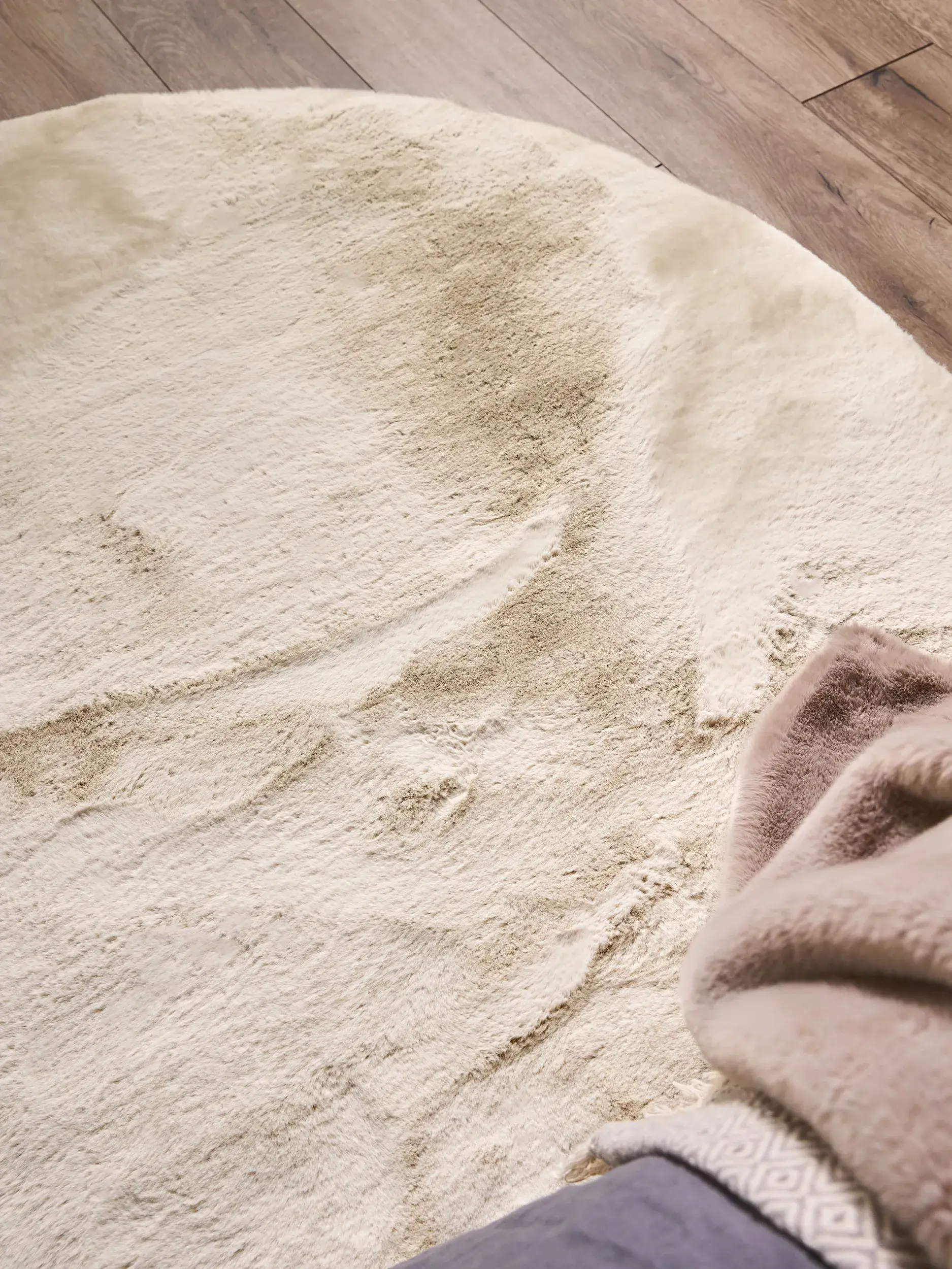 Teppich Dave aus 100% Polyester in Beige von benuta Nest
