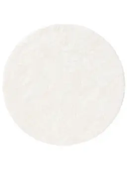 Shaggy Round Rug Cloudy Cream