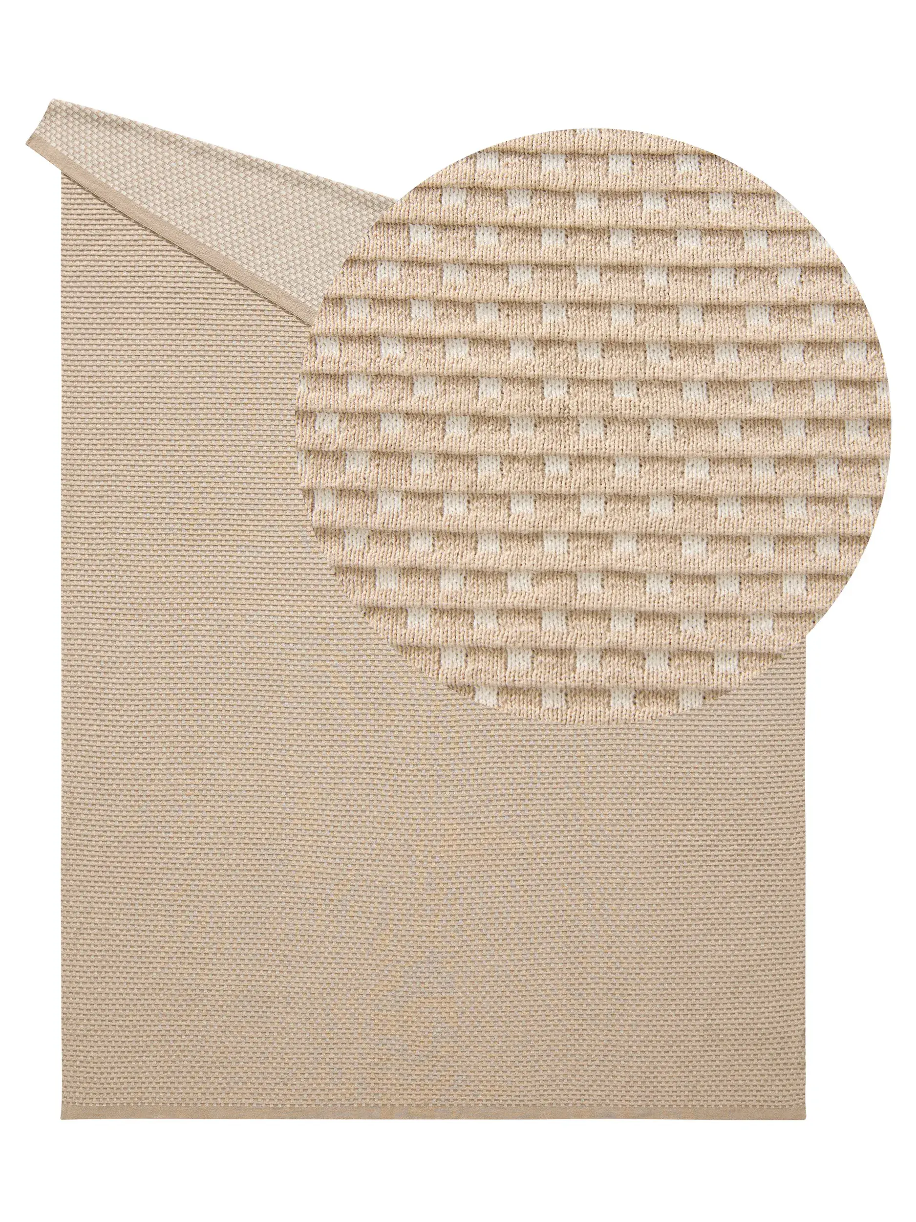 Bavlněná deka Ilma Béžová od benuta Pure